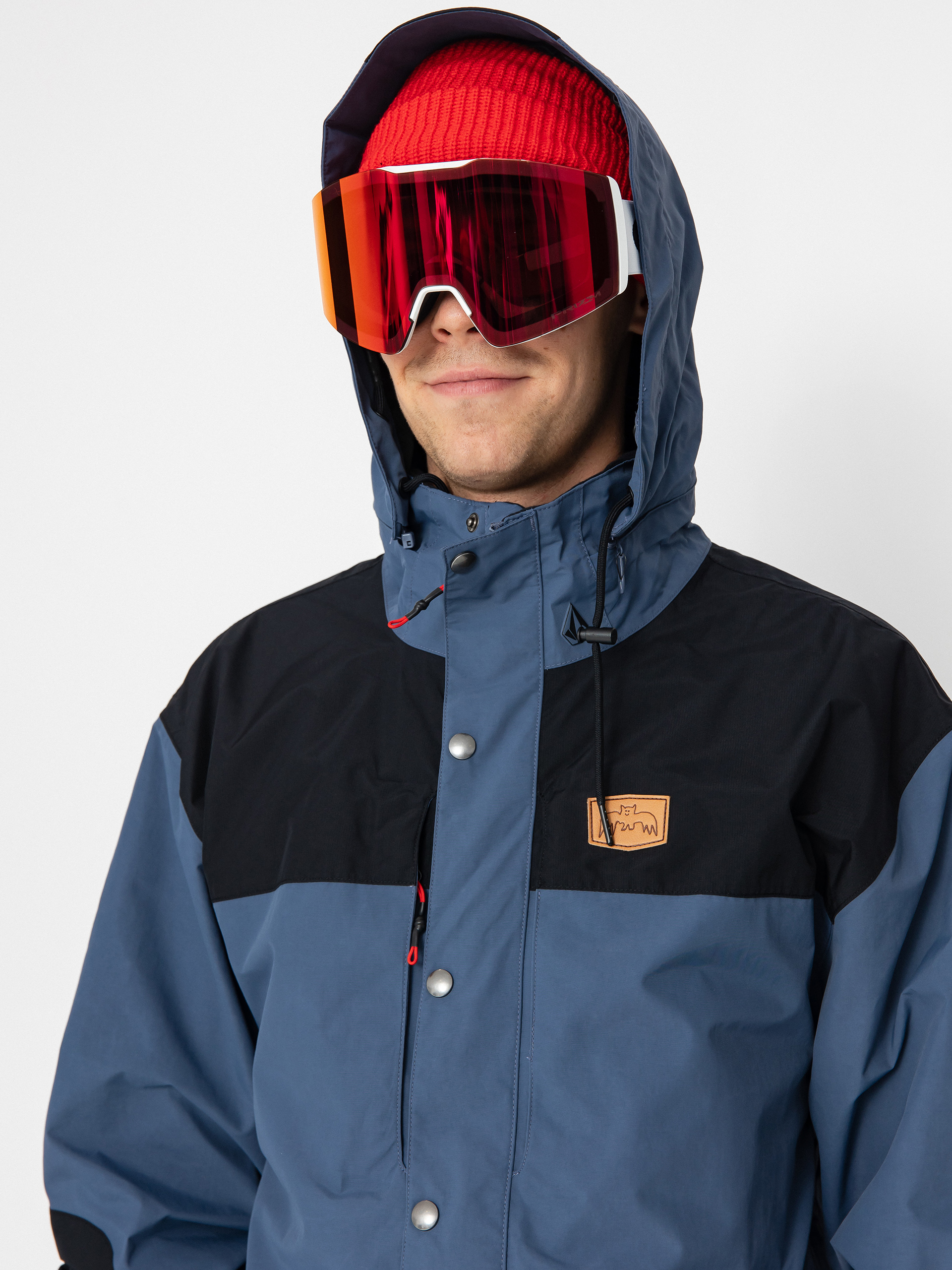 Pánská Snowboardová bunda Volcom Longo Gore Tex (indigo)