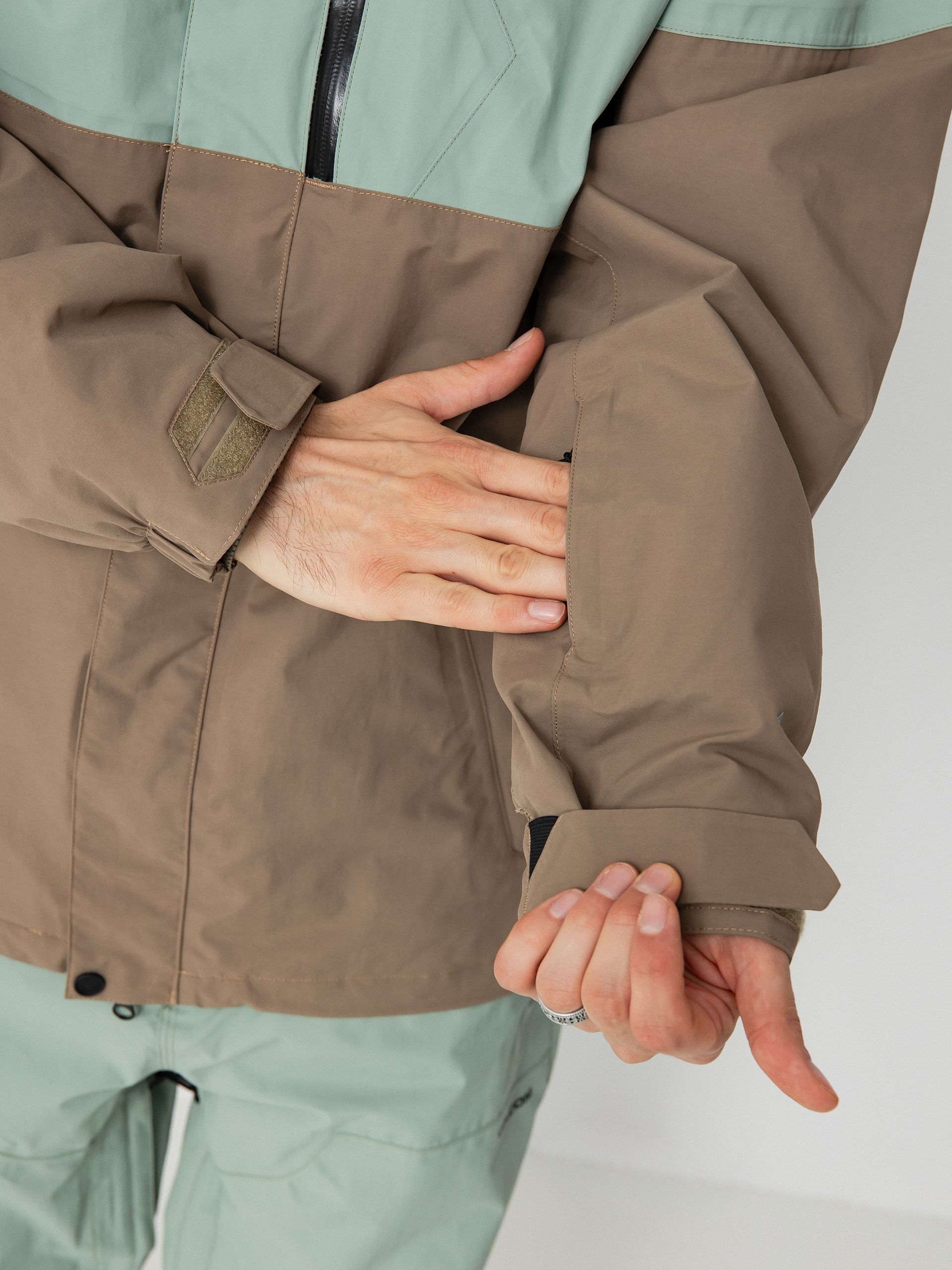 Pánská Snowboardová bunda Volcom L Gore Tex (agave)