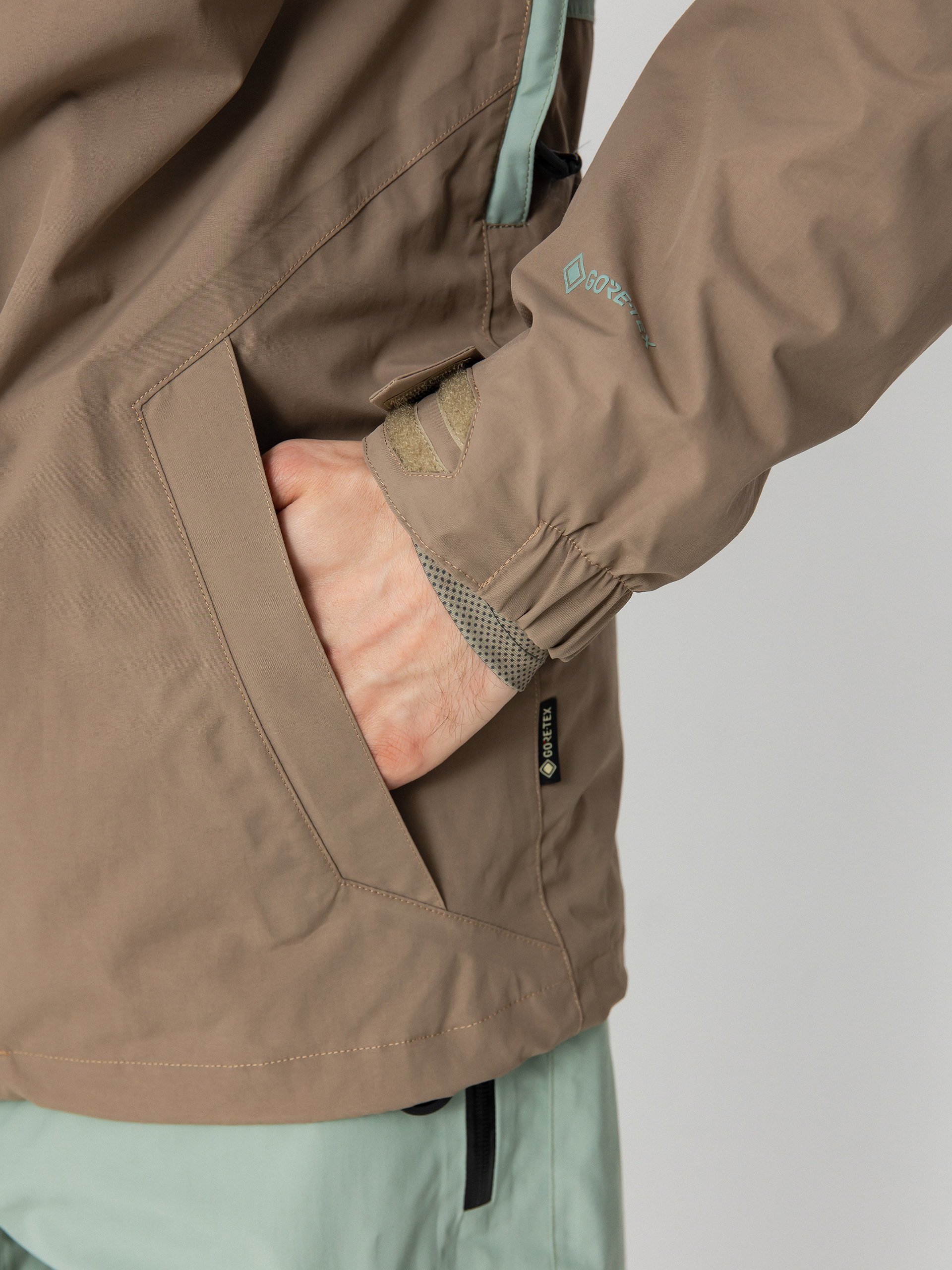 Pánská Snowboardová bunda Volcom L Gore Tex (agave)