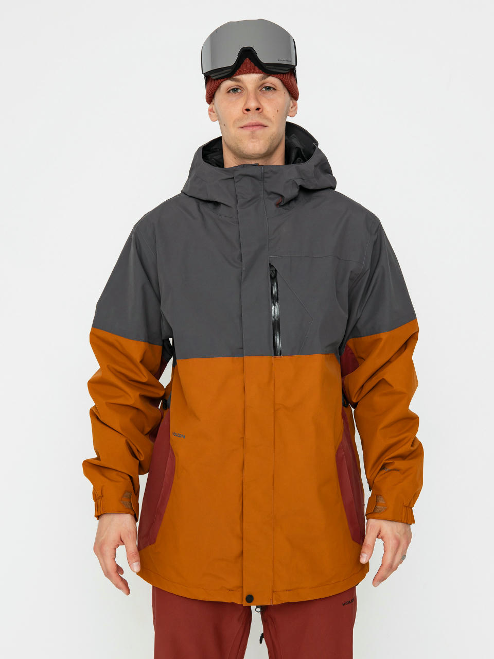 Pánská Snowboardová bunda Volcom L Gore Tex (caramel)