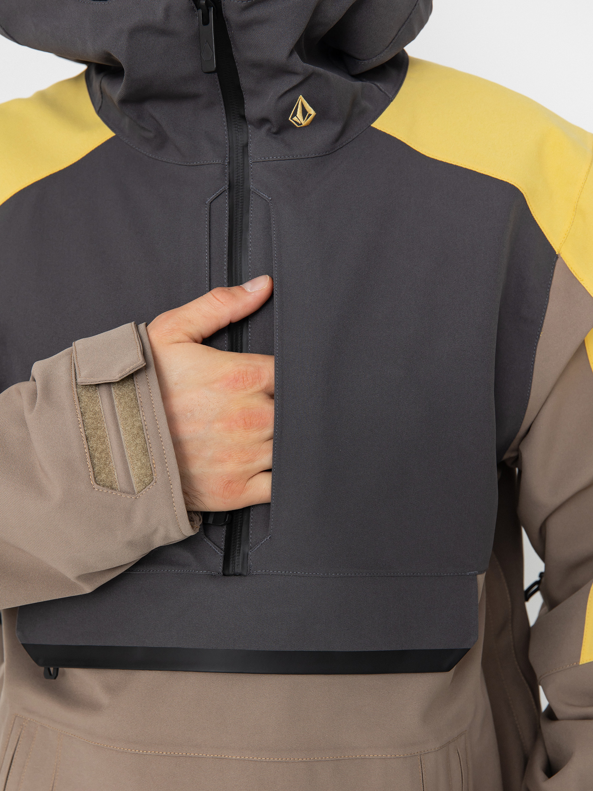 Pánská Snowboardová bunda Volcom Brighton Pullover (chestnut brown)