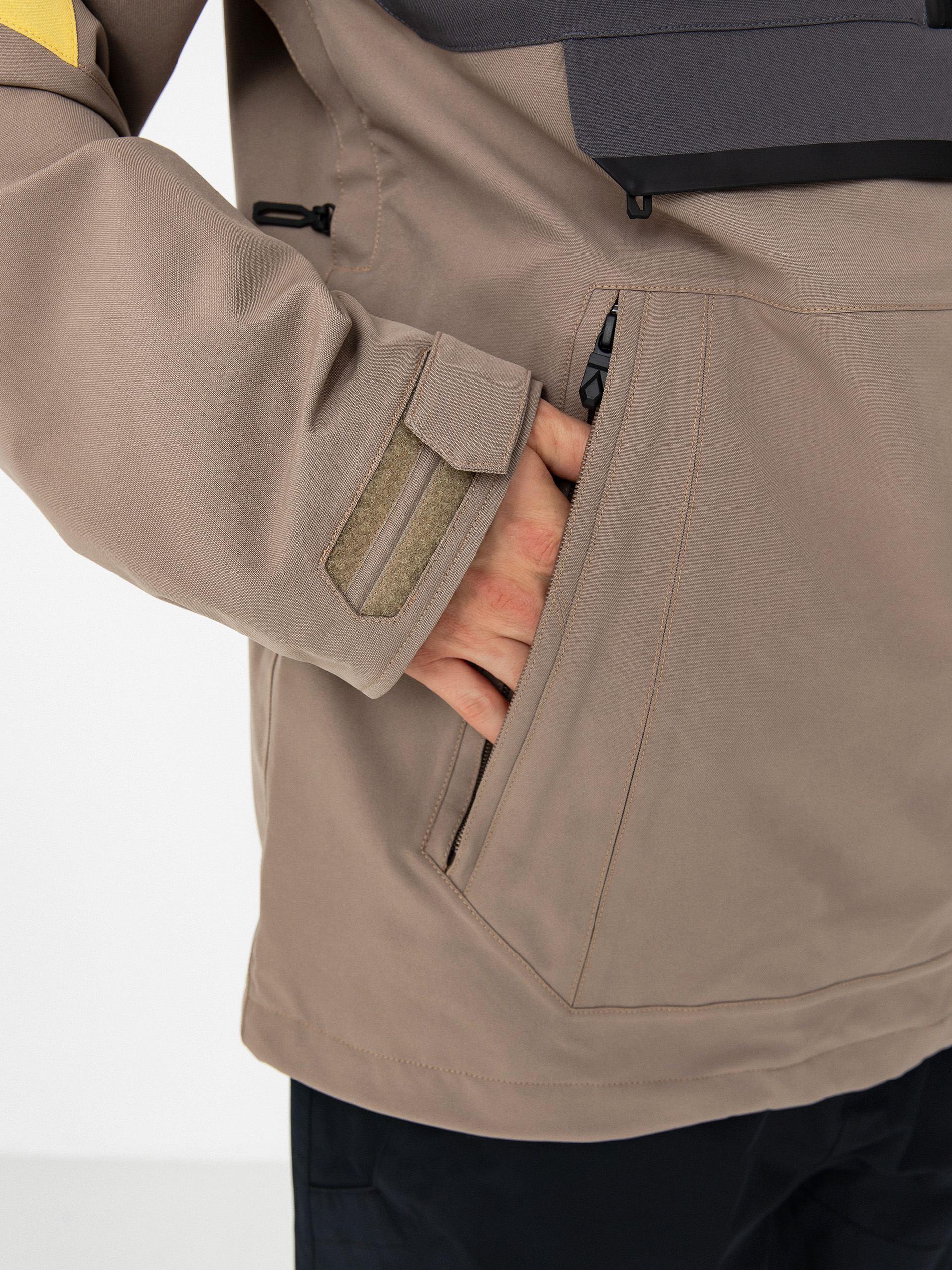 Pánská Snowboardová bunda Volcom Brighton Pullover (chestnut brown)