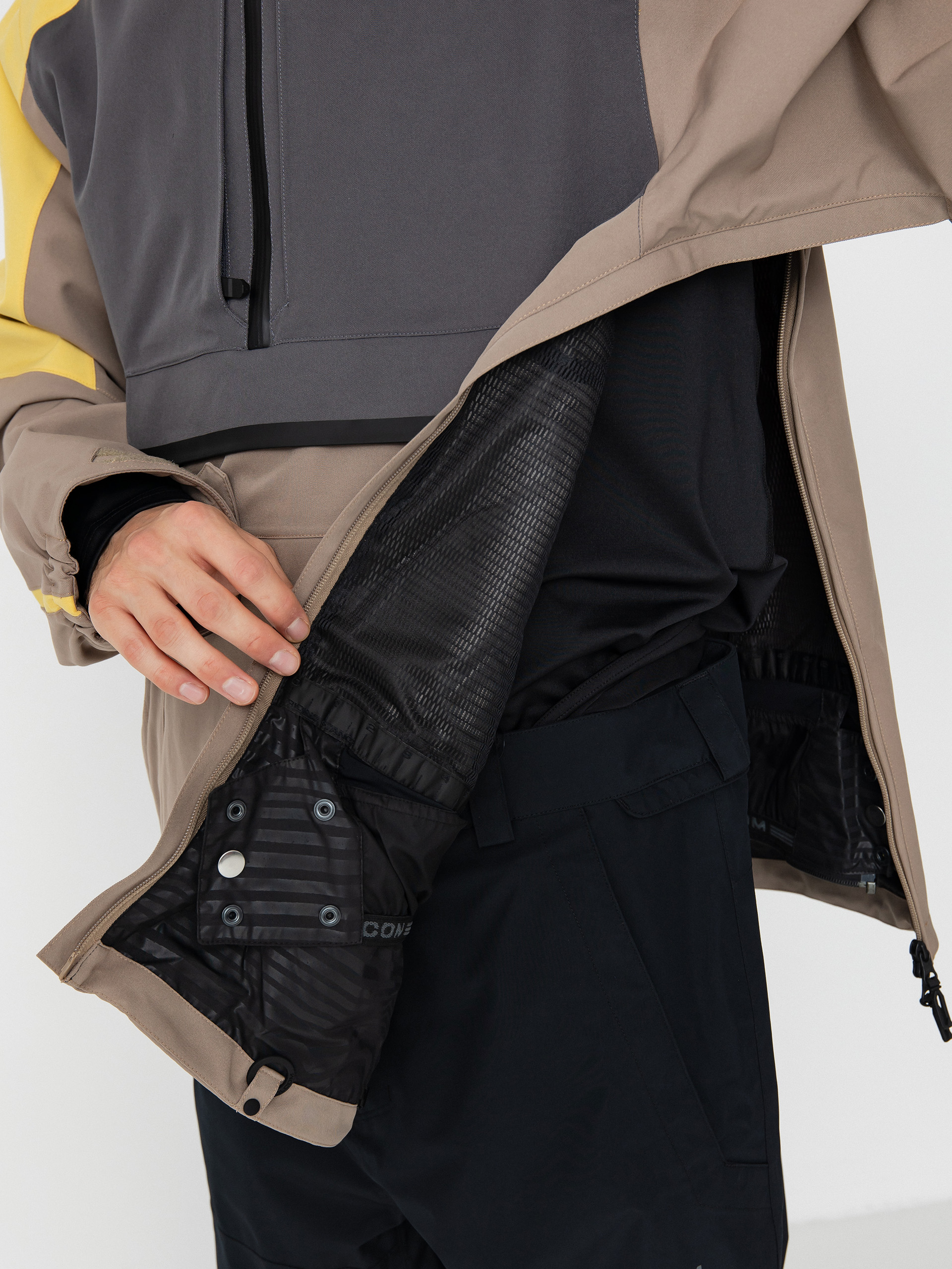 Pánská Snowboardová bunda Volcom Brighton Pullover (chestnut brown)