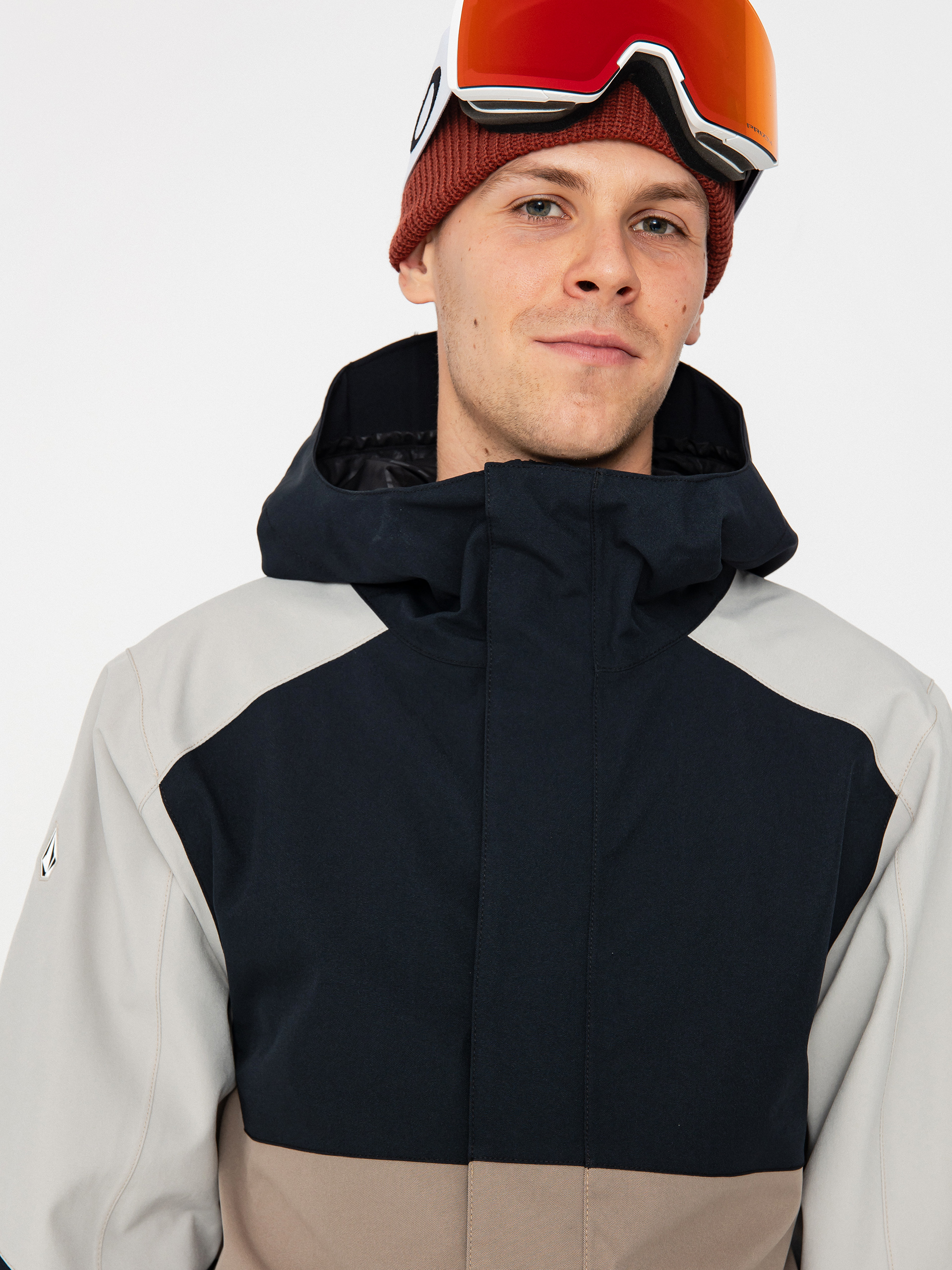 Pánská Snowboardová bunda Volcom Brighton Full Zip (chestnut brown)
