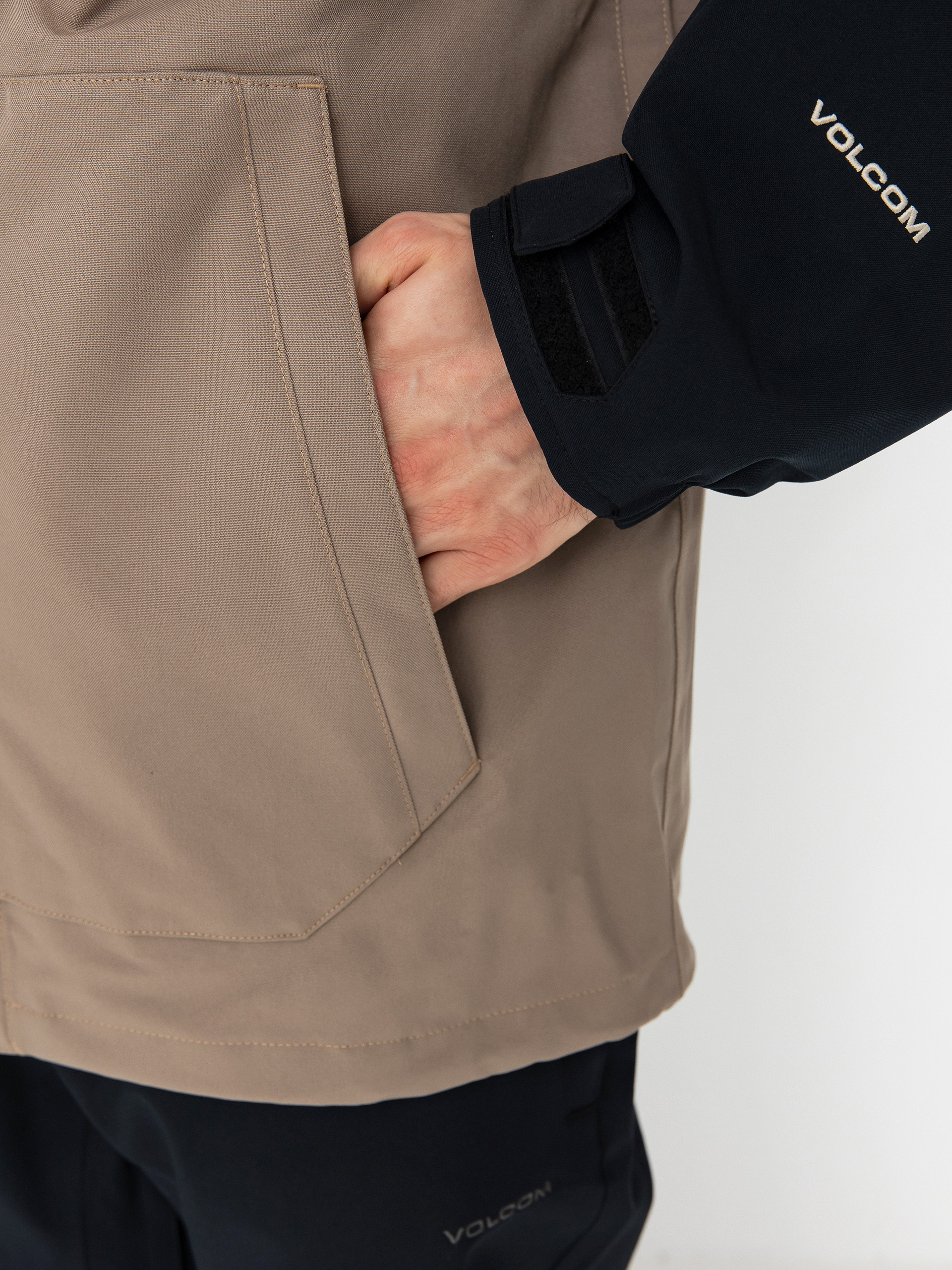 Pánská Snowboardová bunda Volcom Brighton Full Zip (chestnut brown)