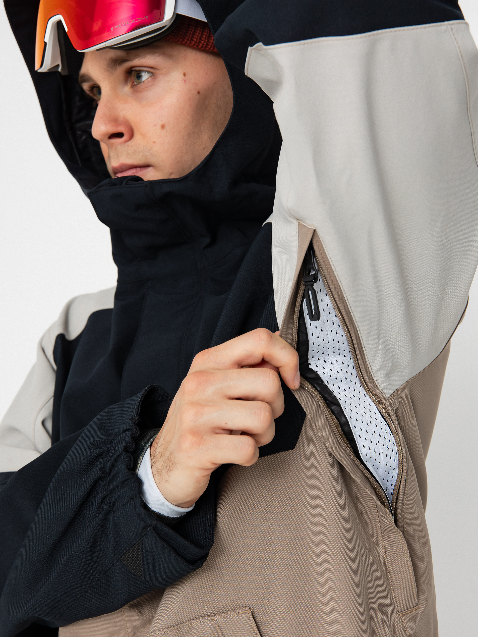 Pánská Snowboardová bunda Volcom Brighton Full Zip (chestnut brown)