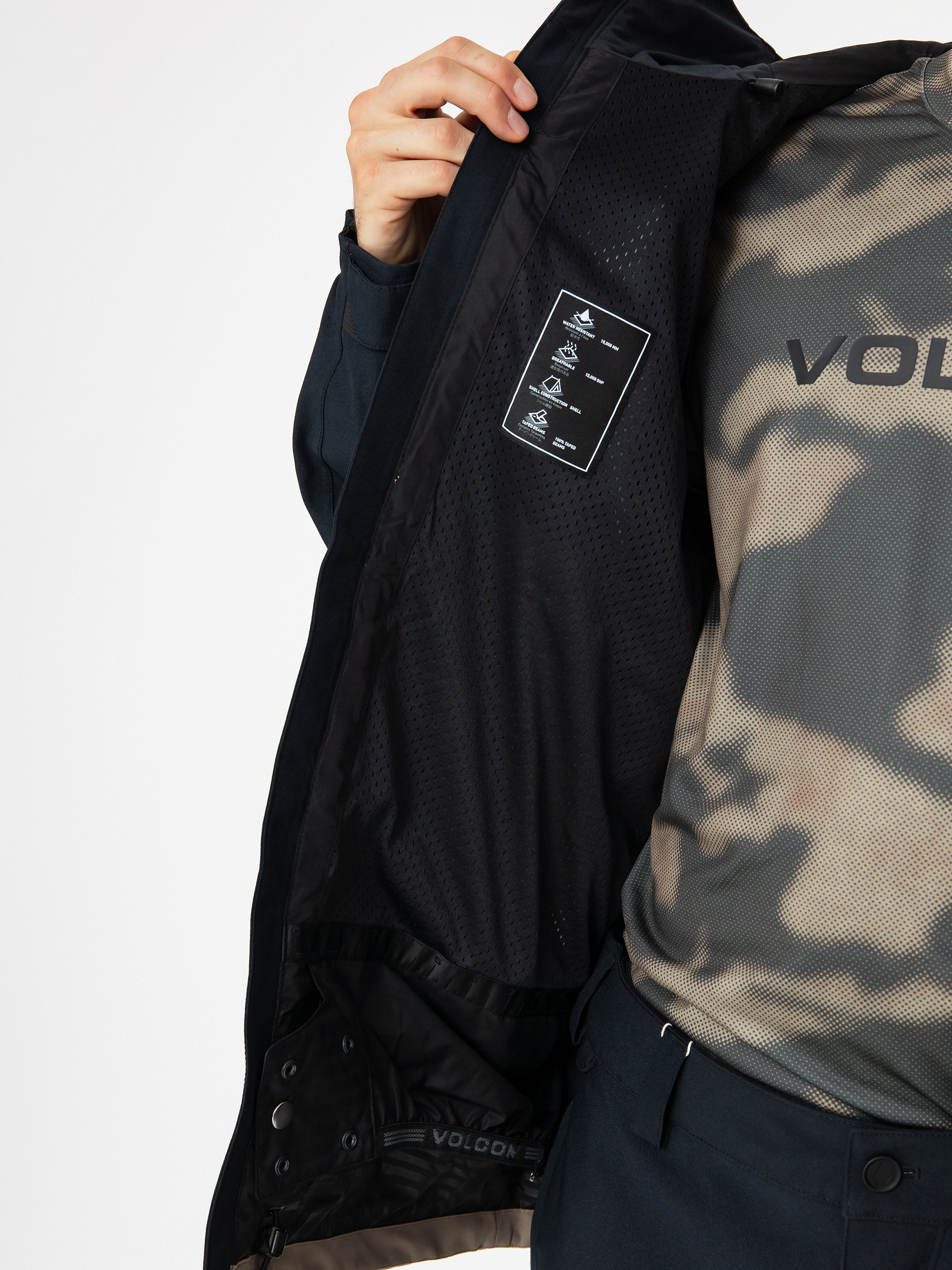 Pánská Snowboardová bunda Volcom Brighton Full Zip (chestnut brown)