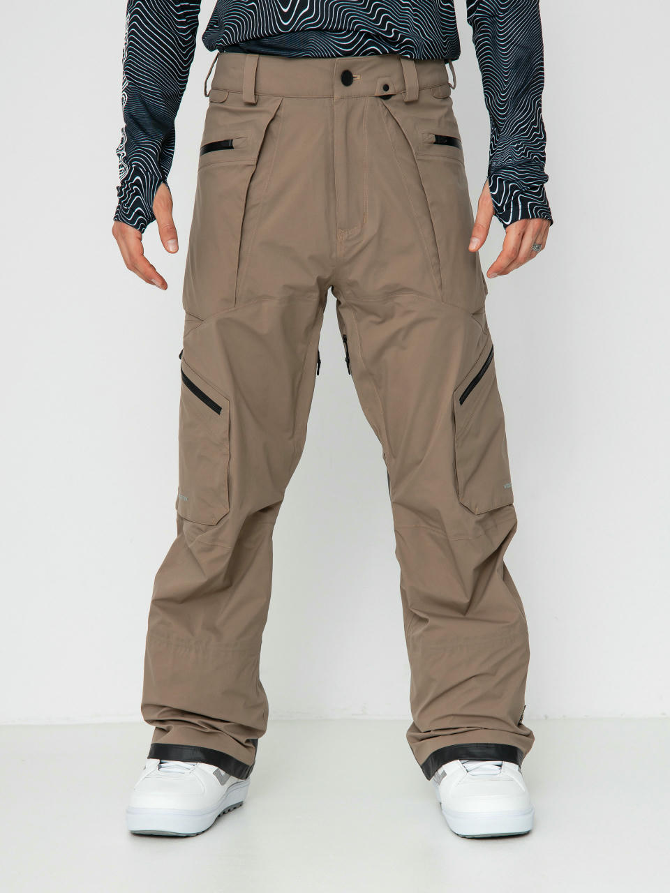 Pánské Snowboardové kalhoty  Volcom Guch Stretch Gore (chestnut brown)