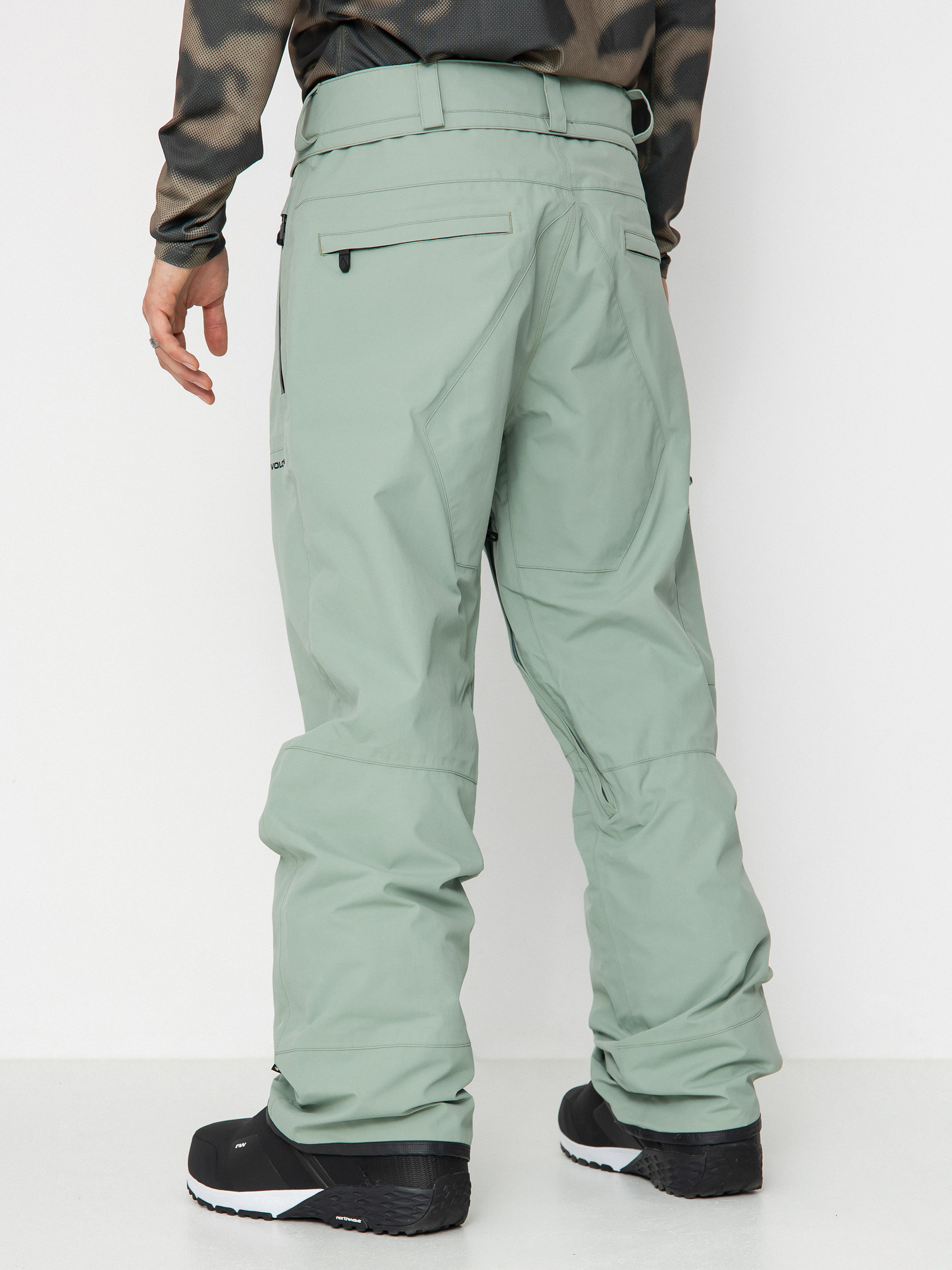 Pánské Snowboardové kalhoty  Volcom L Gore Tex (agave)