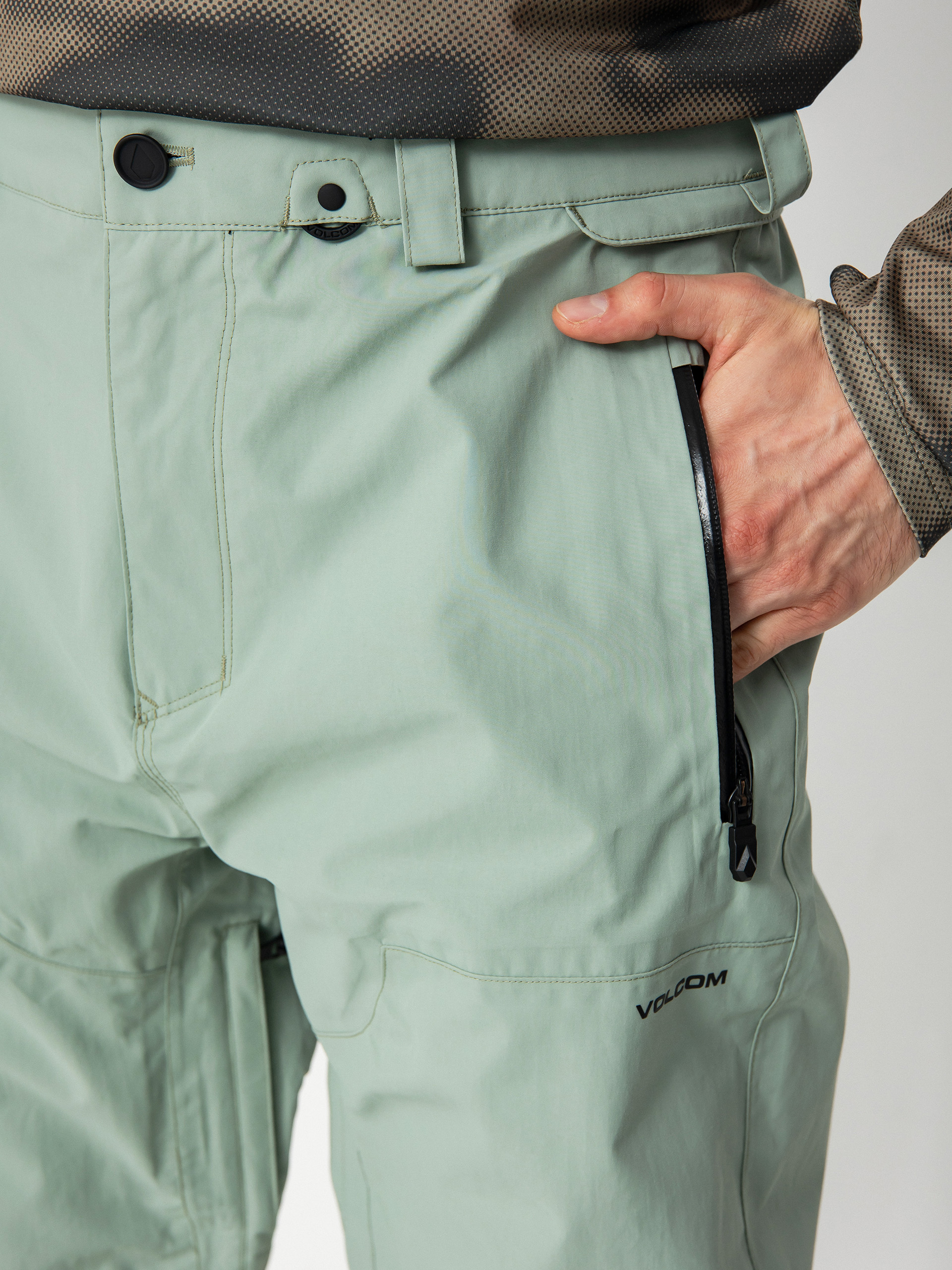 Pánské Snowboardové kalhoty  Volcom L Gore Tex (agave)