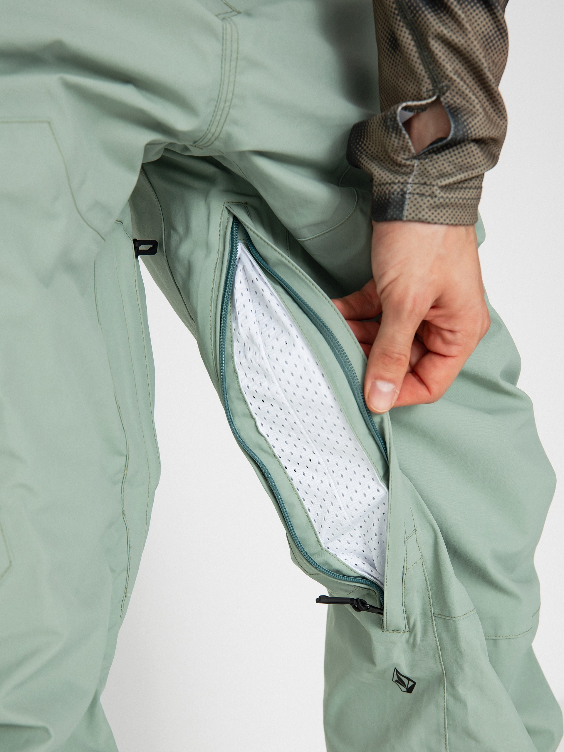 Pánské Snowboardové kalhoty  Volcom L Gore Tex (agave)