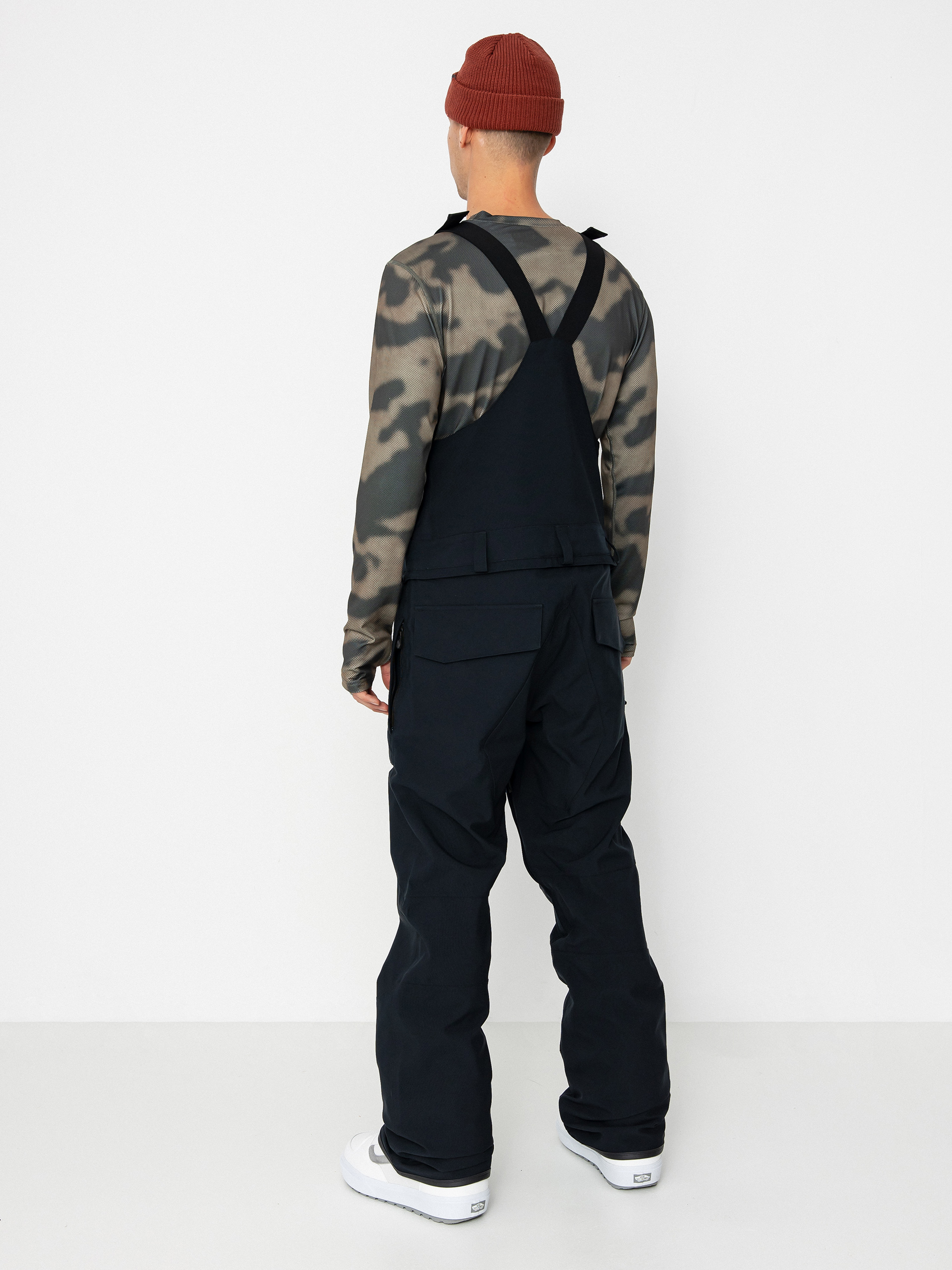 Pánské Snowboardové kalhoty  Volcom Roan Bib Overall (black)