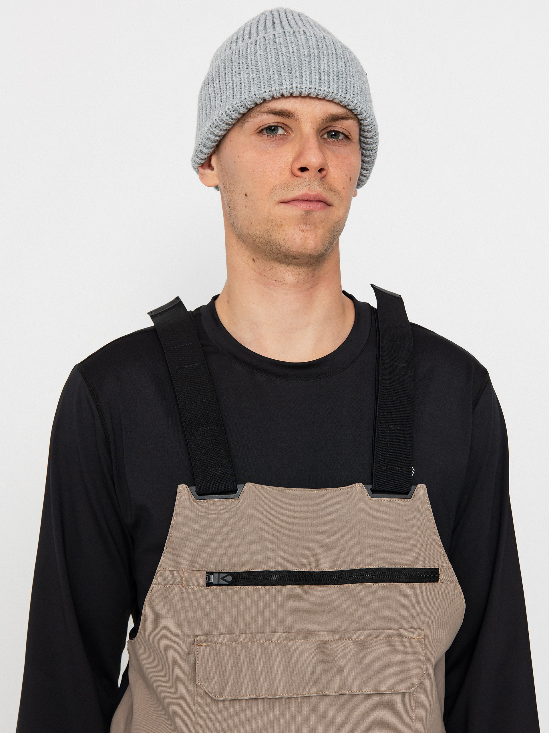 Pánské Snowboardové kalhoty  Volcom Roan Bib Overall (chestnut brown)