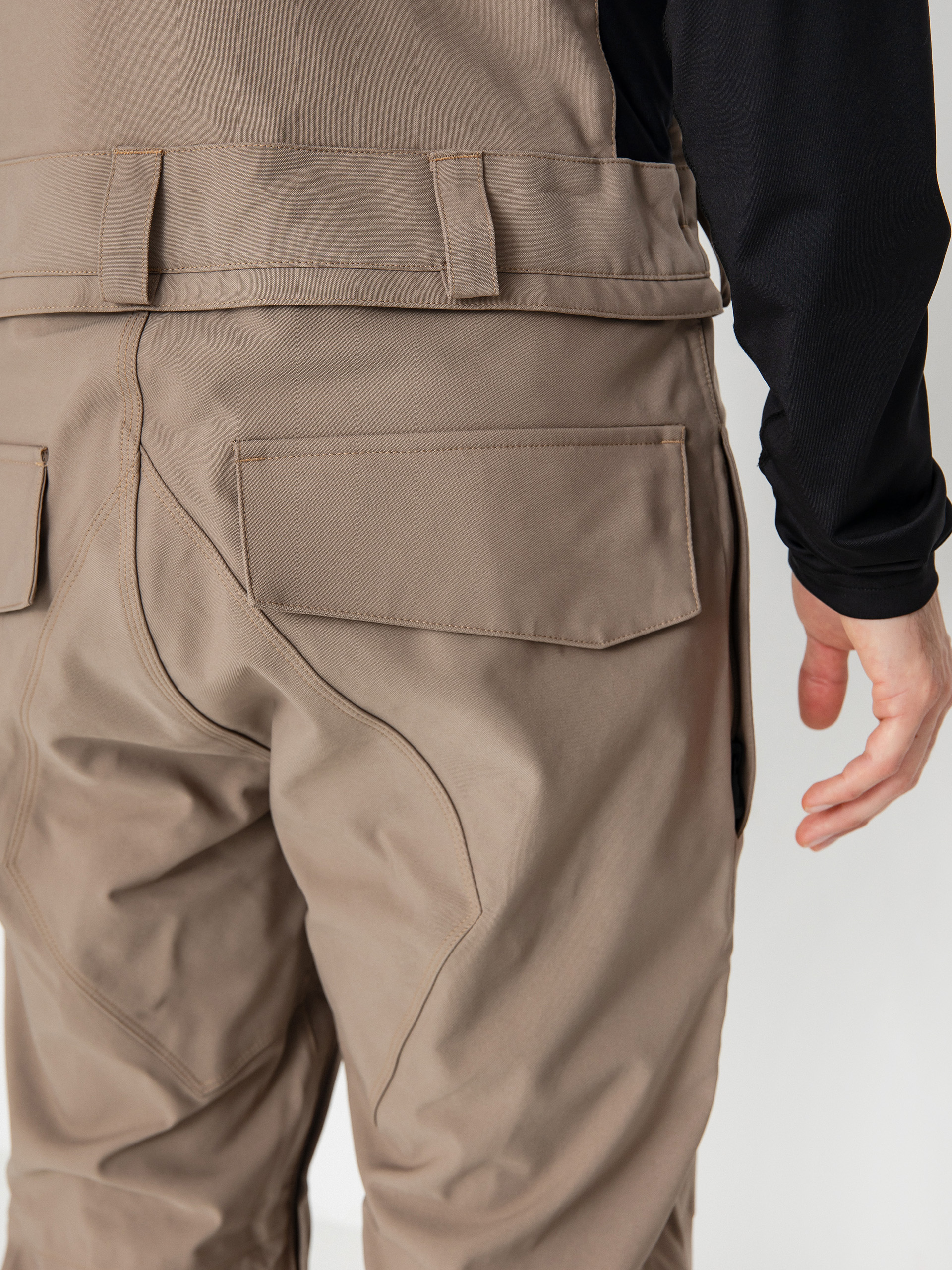 Pánské Snowboardové kalhoty  Volcom Roan Bib Overall (chestnut brown)