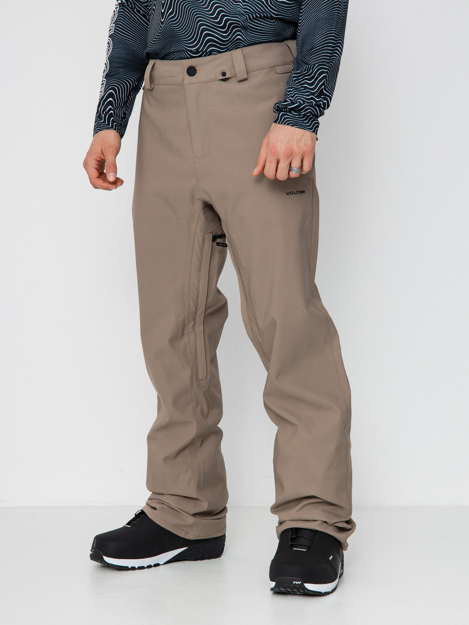 Snowboardovu00e9 kalhoty  Volcom Freakin Snow Chino (chestnut brown)