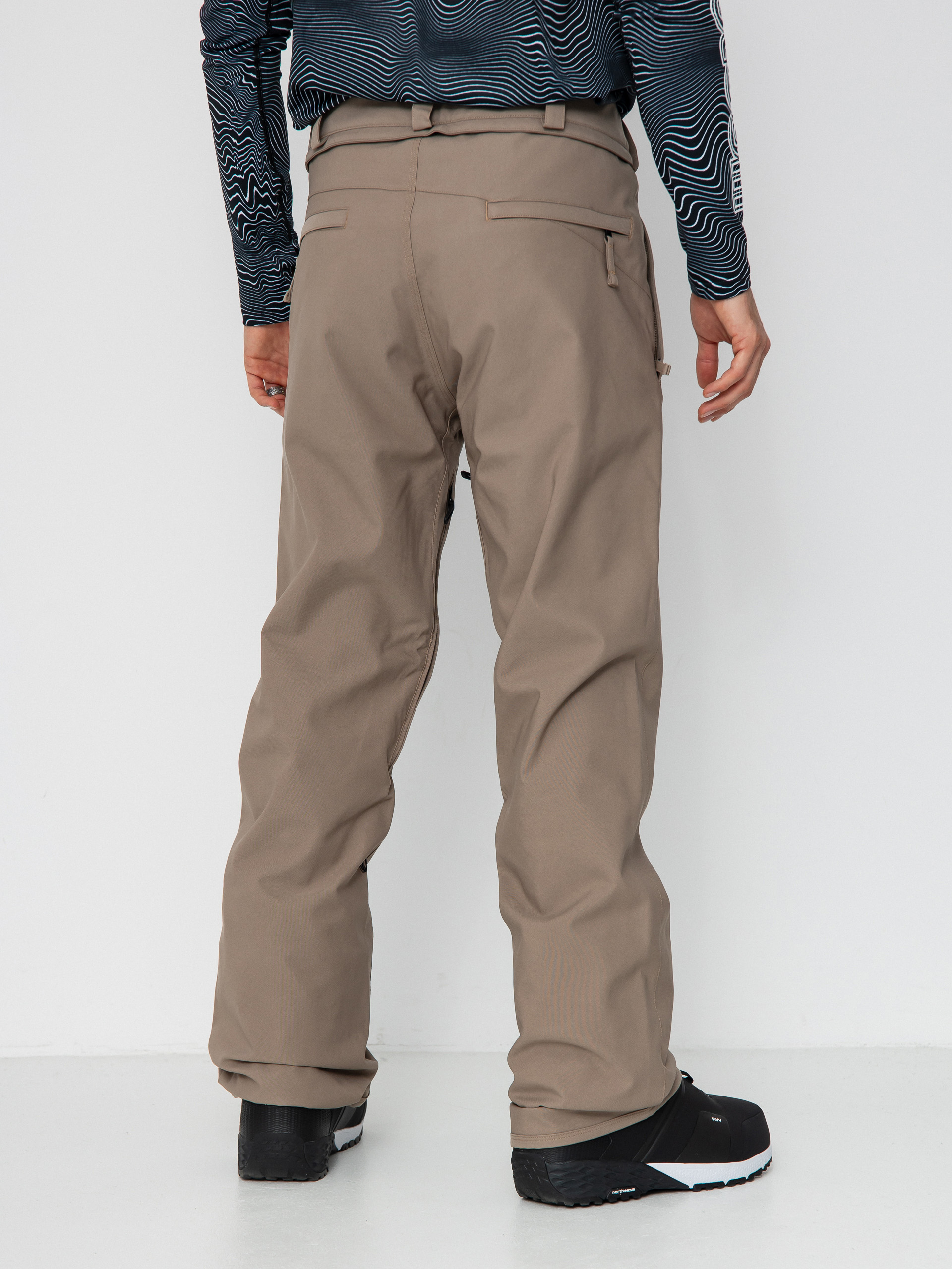 Pánské Snowboardové kalhoty  Volcom Freakin Snow Chino (chestnut brown)