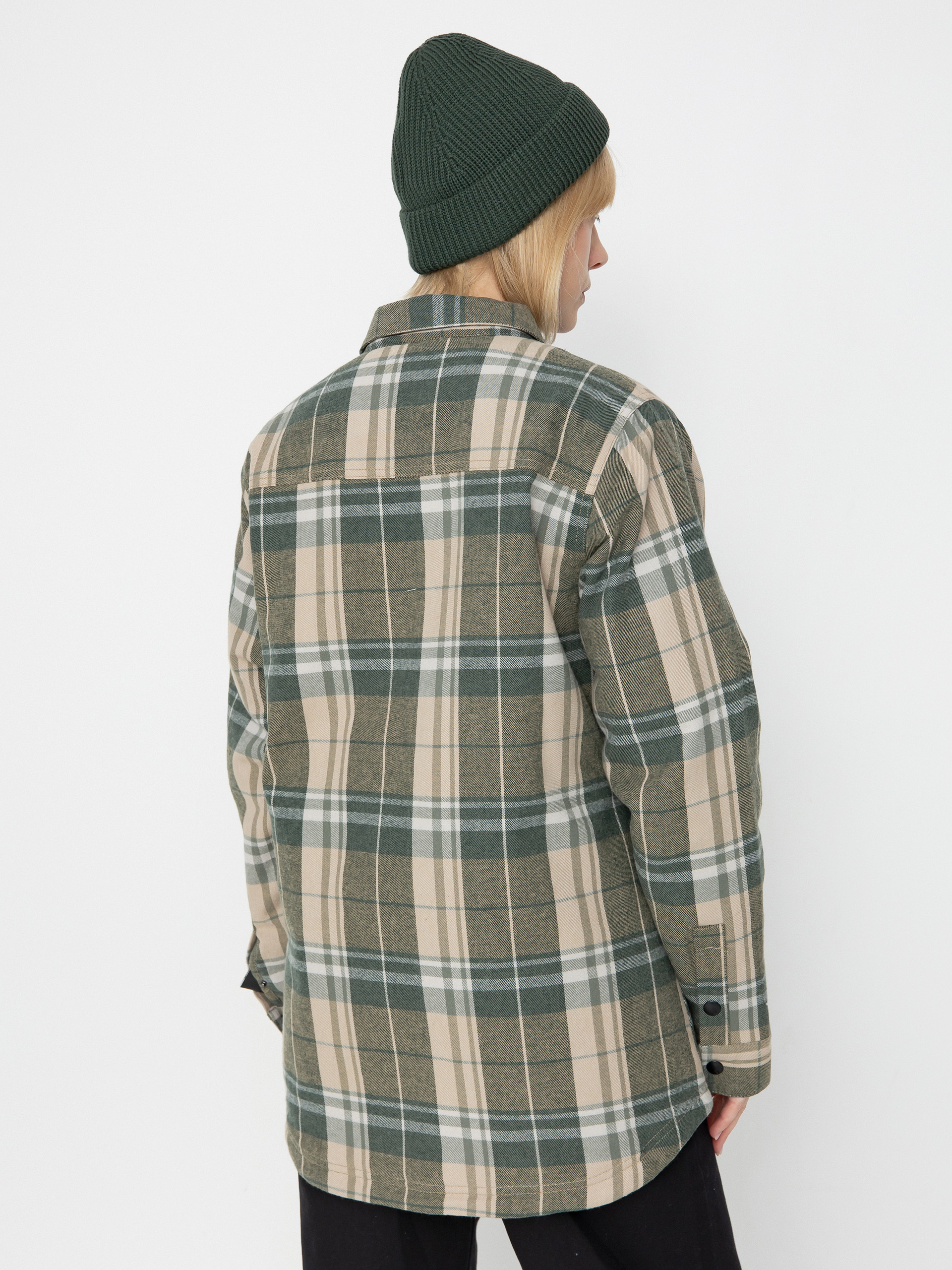 Dámská Snowboardová bunda Volcom Ins Riding Flannel (sand)