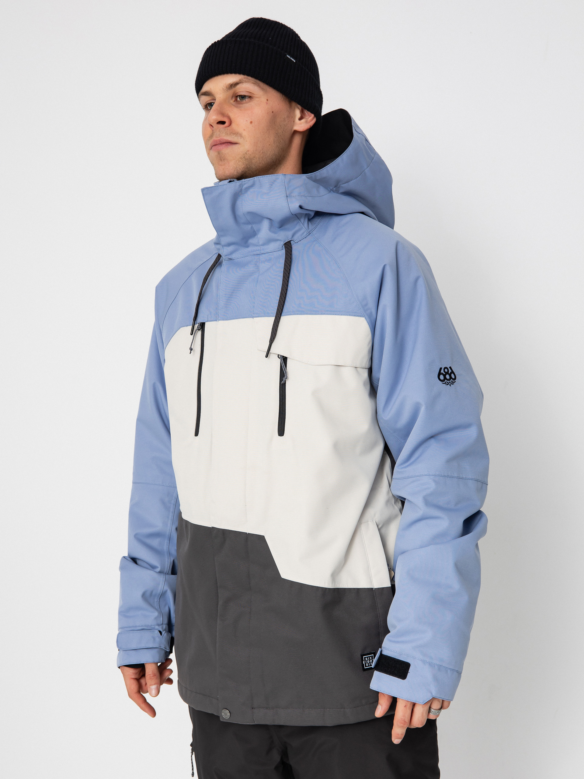 Pánská Snowboardová bunda 686 Geo Insulated (purple impression colorblock)