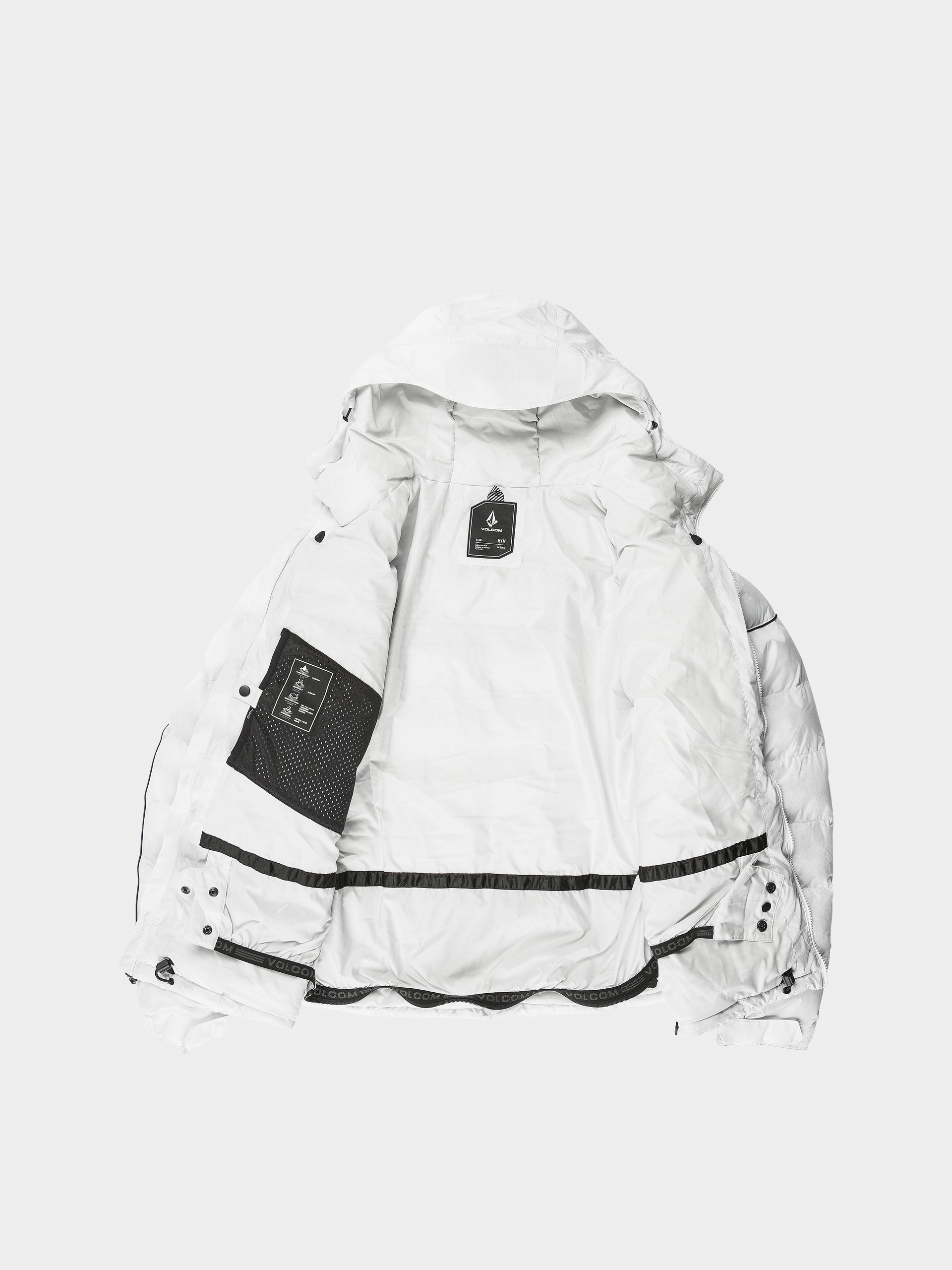 Pánská Snowboardová bunda Volcom Sew Down (white camo)