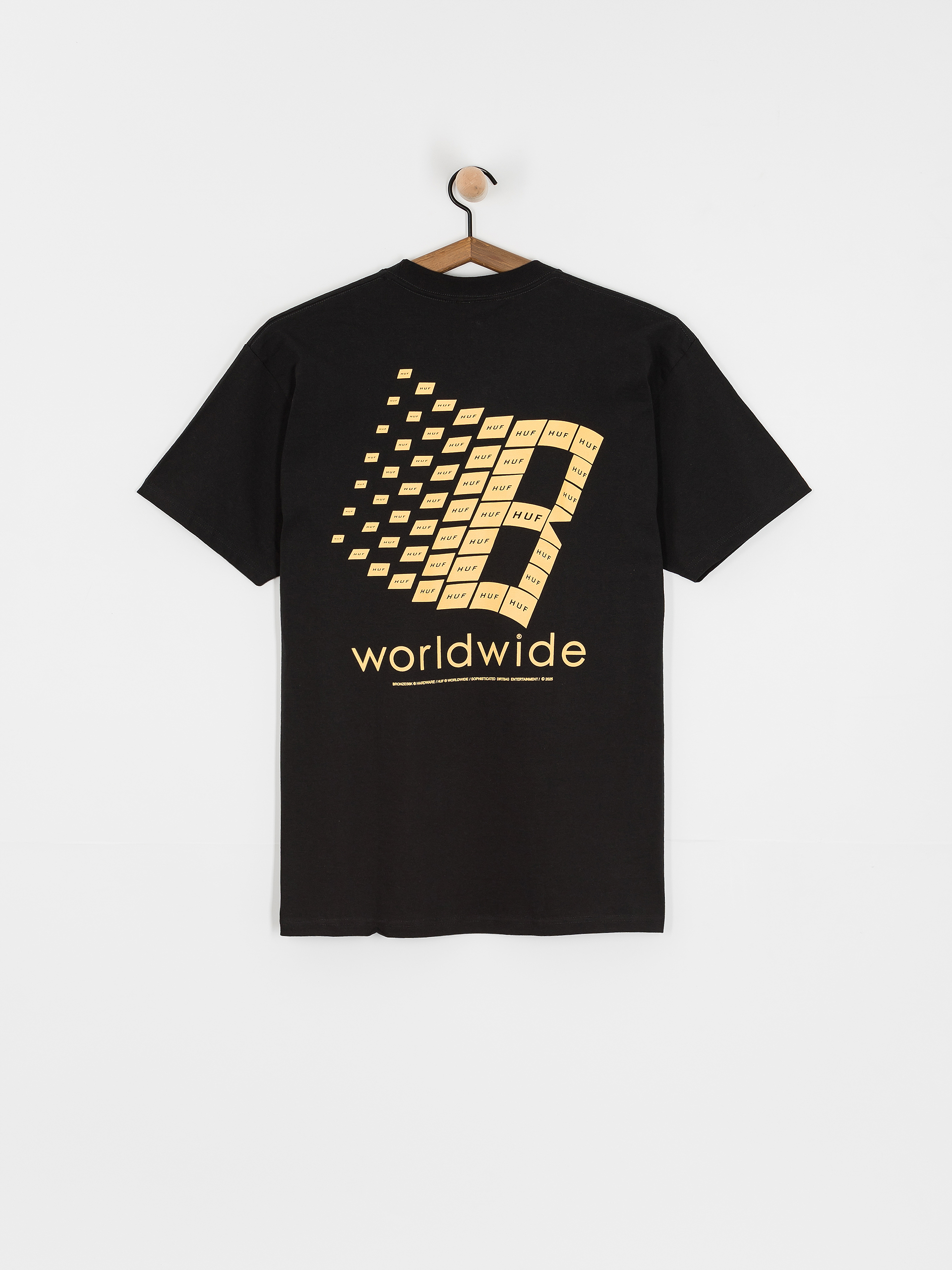 Tričko HUF X Bronze Worldwide (black)