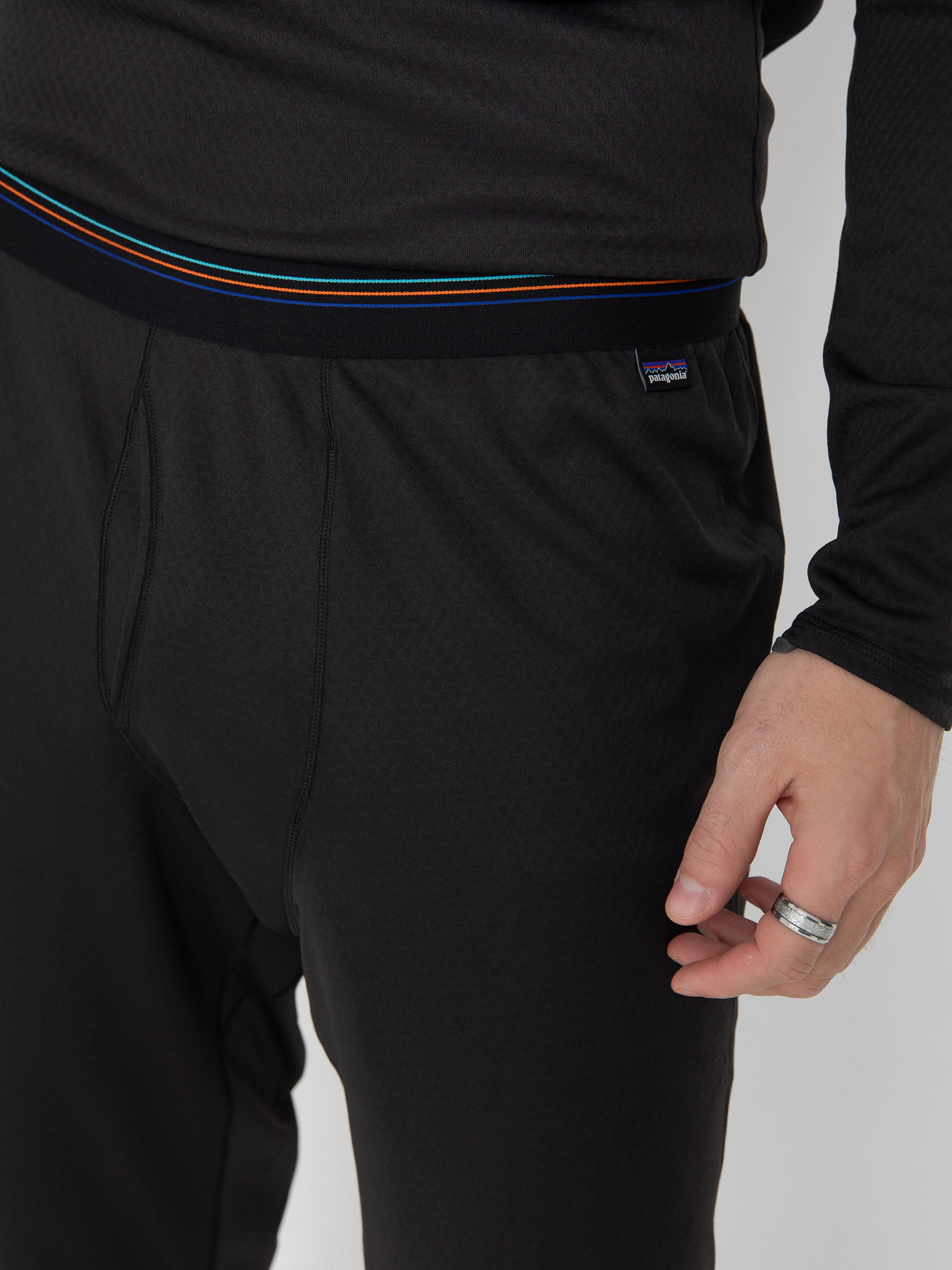 Pánské Termoleginy Patagonia Cap MW Bottoms (black)