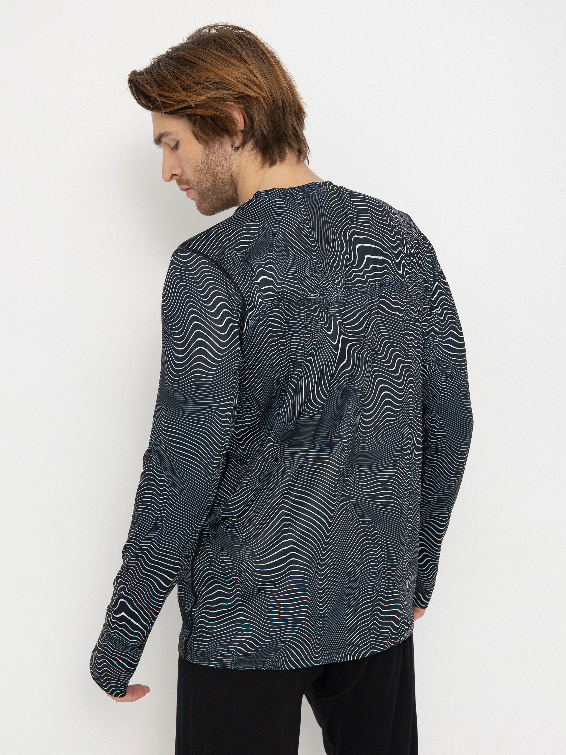 Pánský Triko Volcom M V Science Crew (black print)