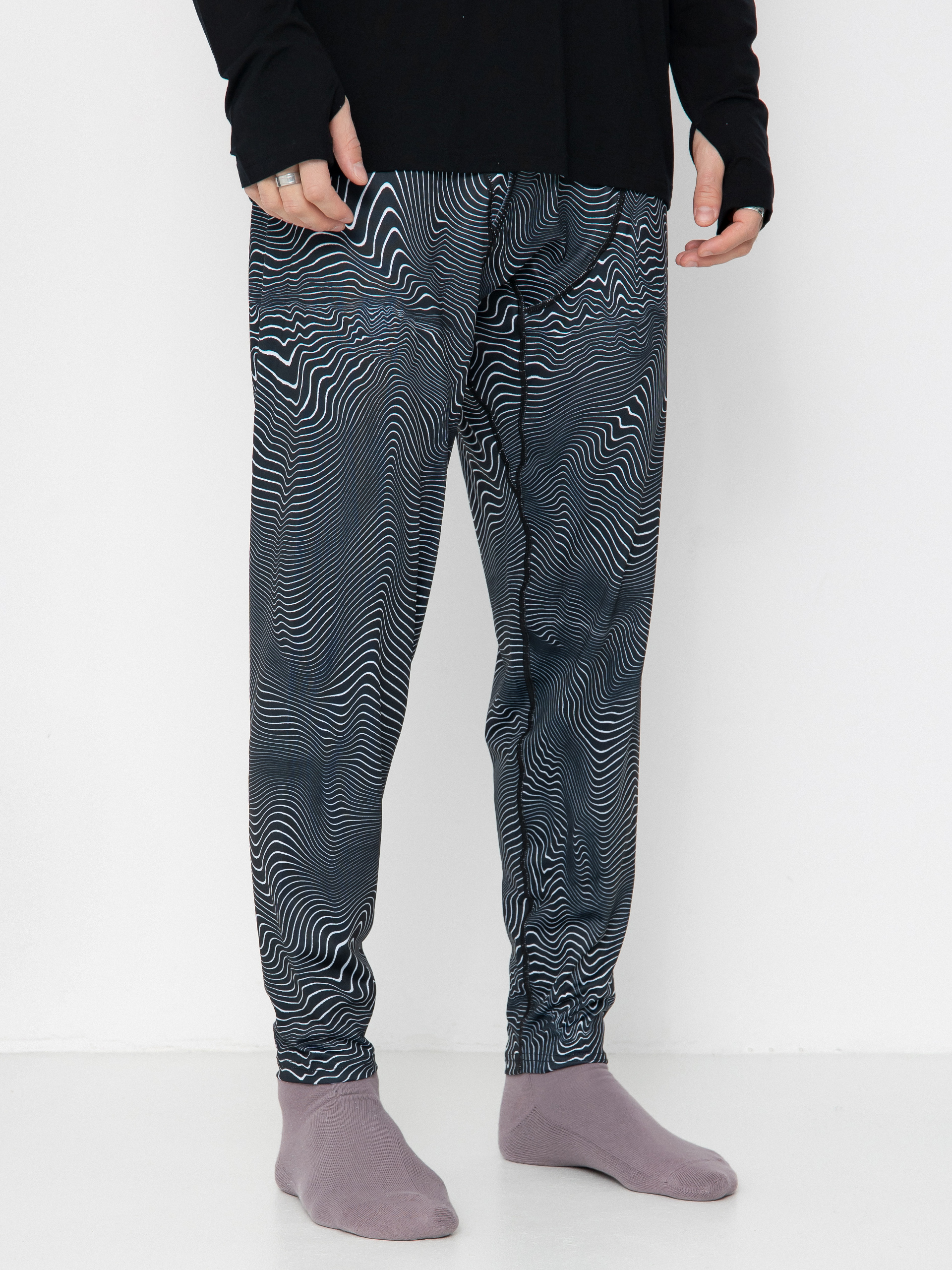 Pánské Termoleginy Volcom M V Science (black print)