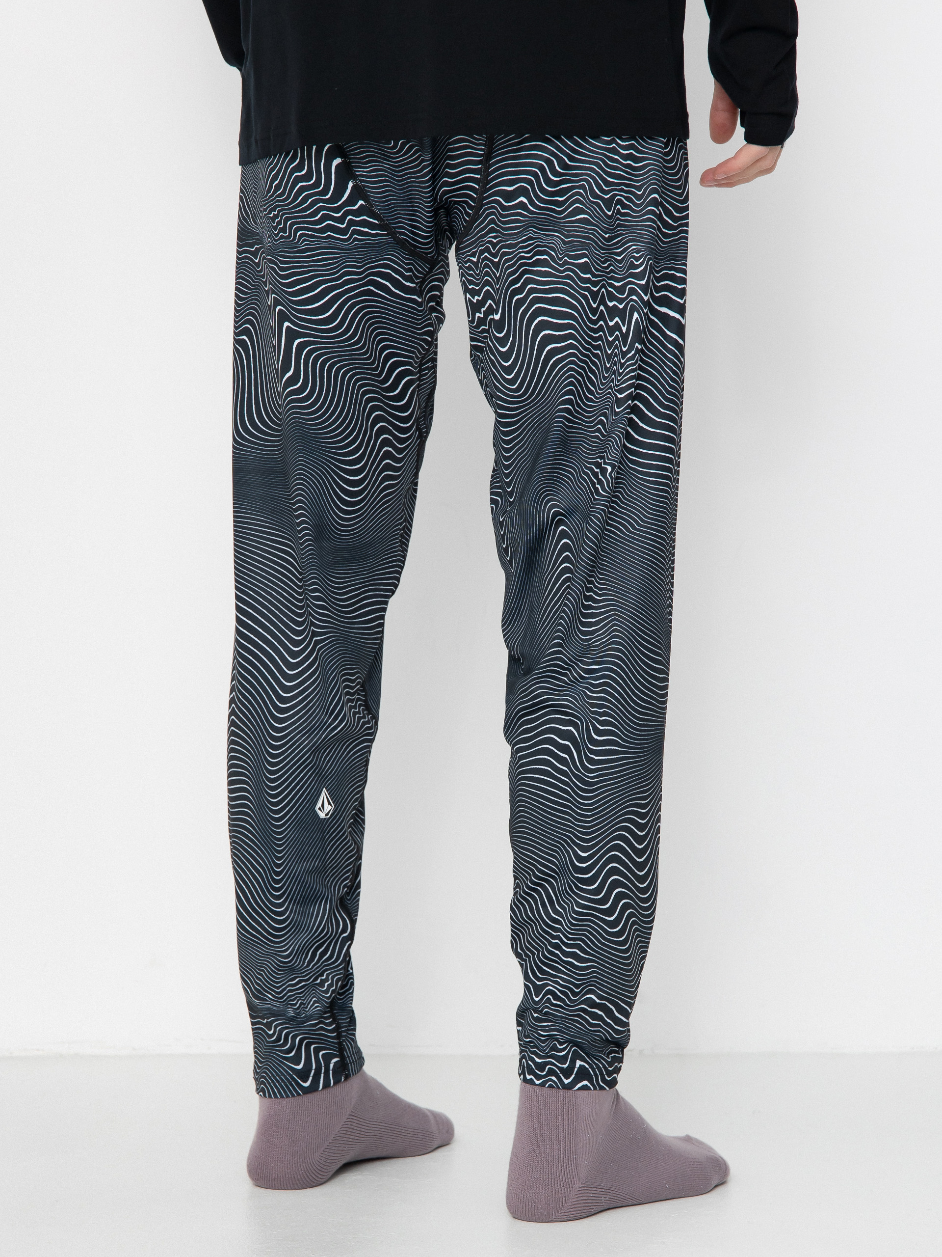 Pánské Termoleginy Volcom M V Science (black print)