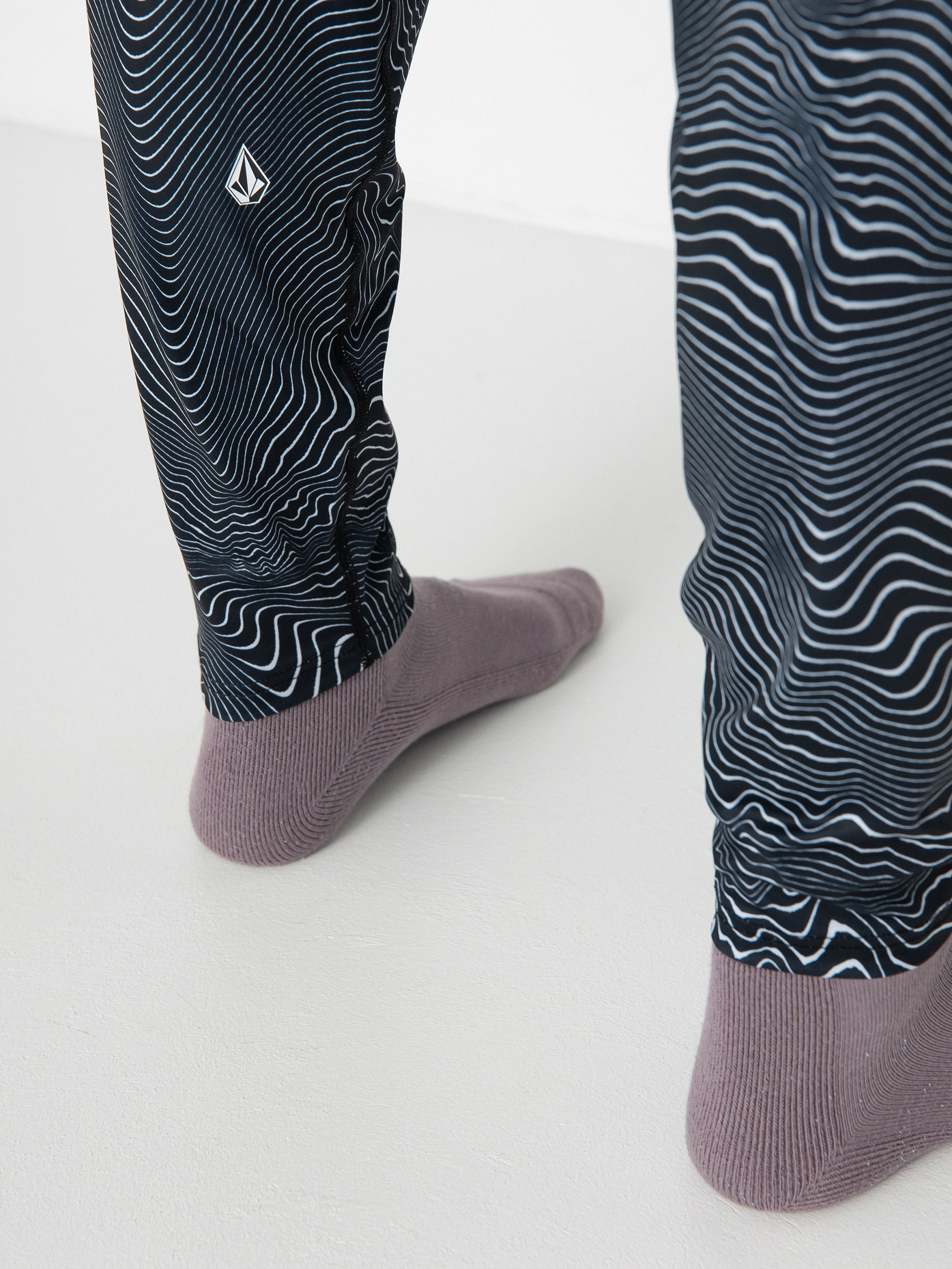 Pánské Termoleginy Volcom M V Science (black print)