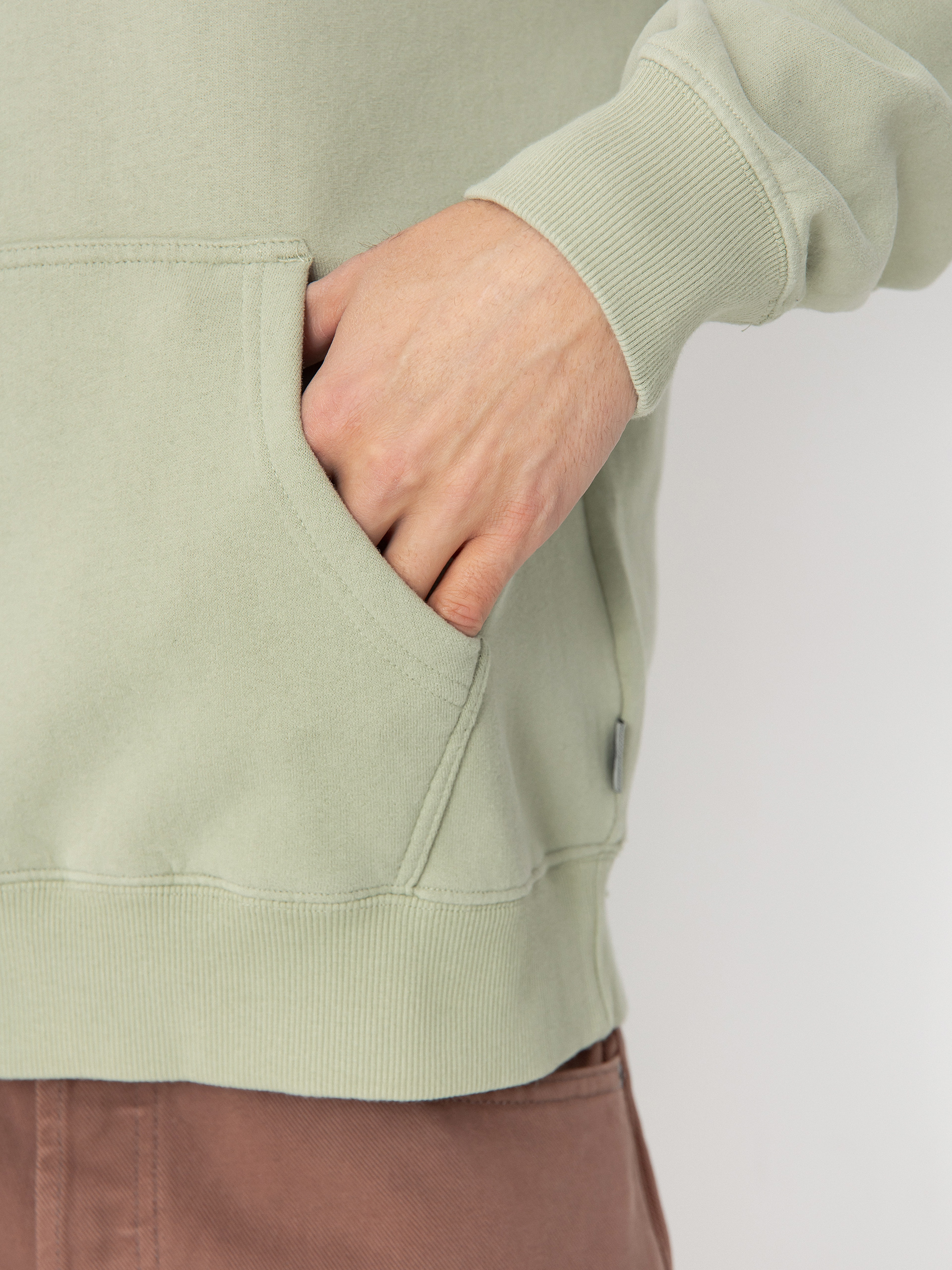 Mikina s kapucí Quiksilver Good Hope Lake HD (desert sage)