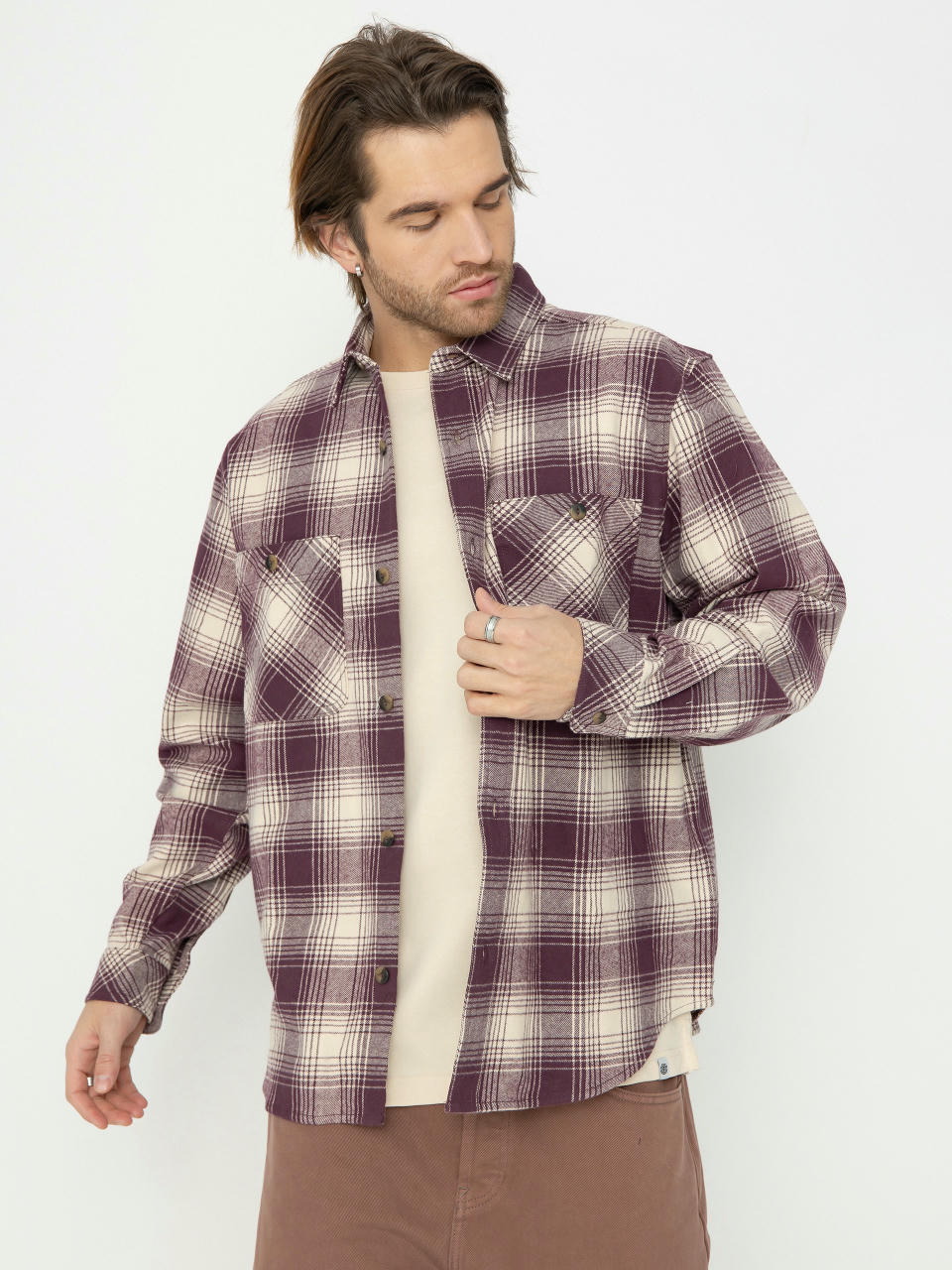 Košile Element Hawthorne (plum perfect plaid)