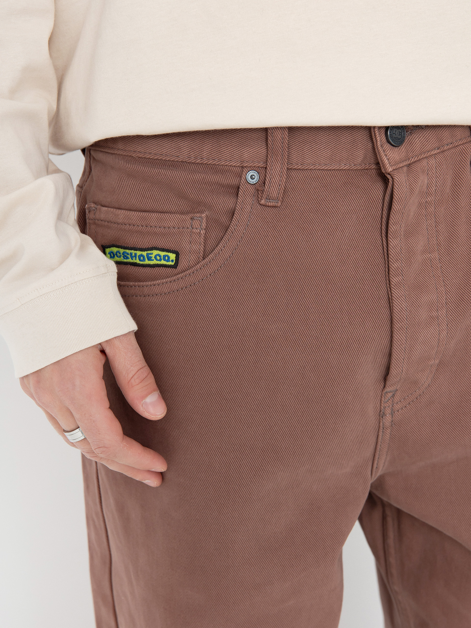 Kalhoty DC Worker (plum overdye)