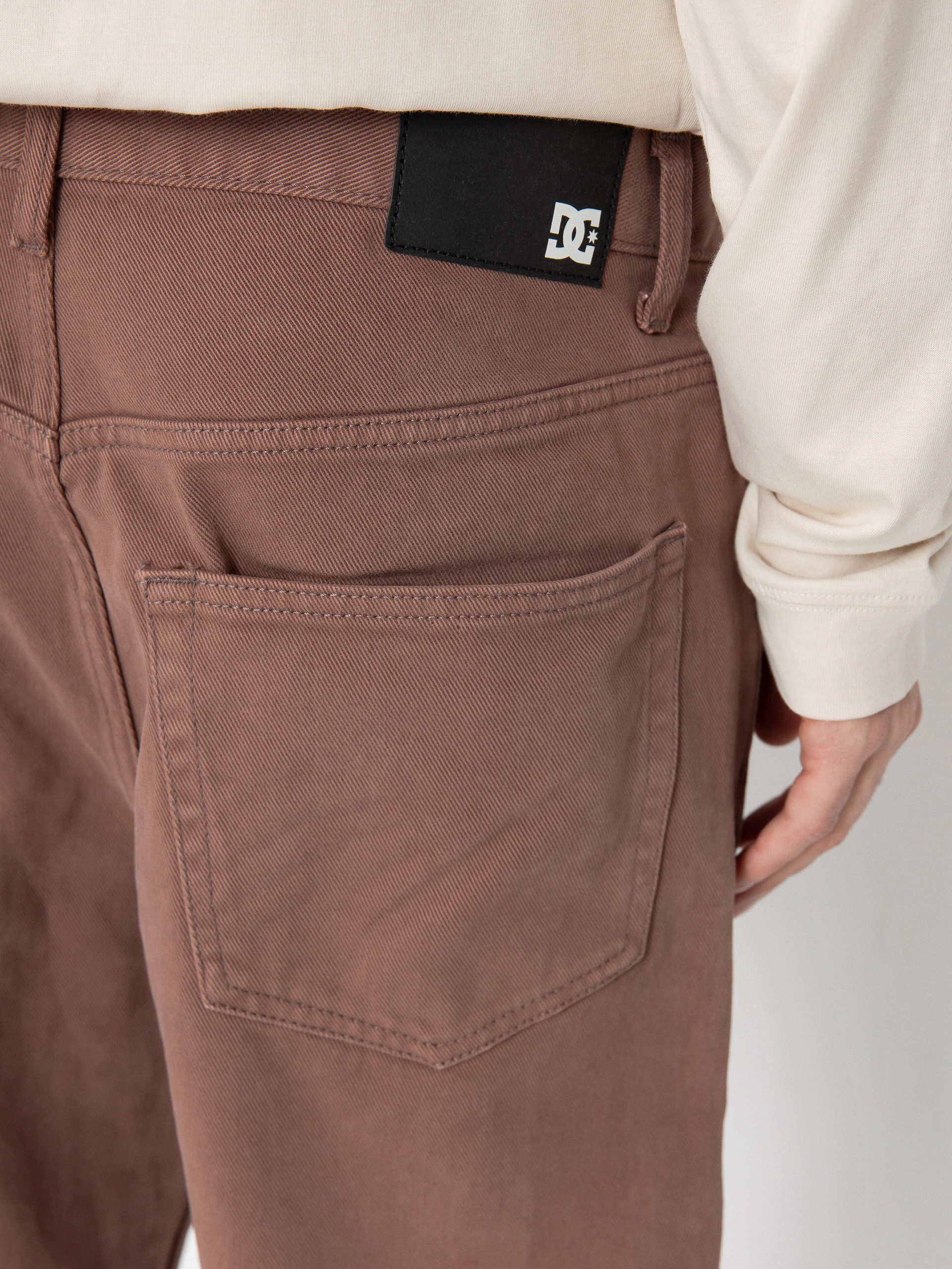 Kalhoty DC Worker (plum overdye)