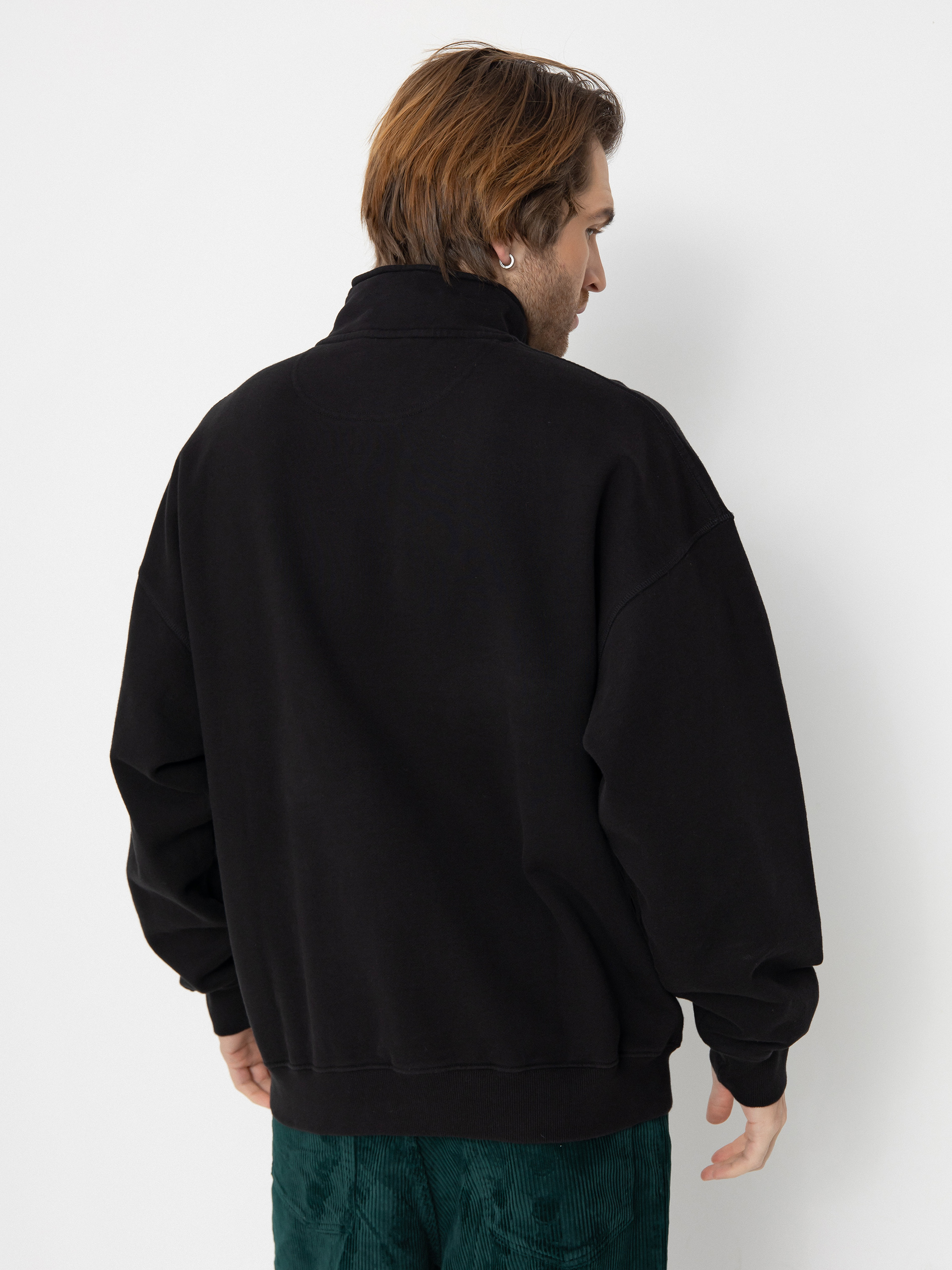 Mikina Polar Skate Frankie Half Zip (black)