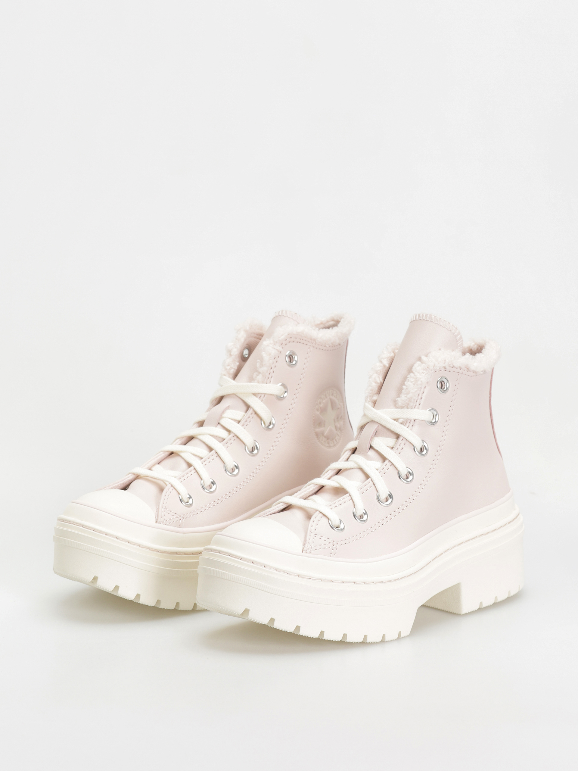 Boty Converse Chuck Taylor All Star Lugged Heel Sherpa Wmn (blush hush/egret/egret)