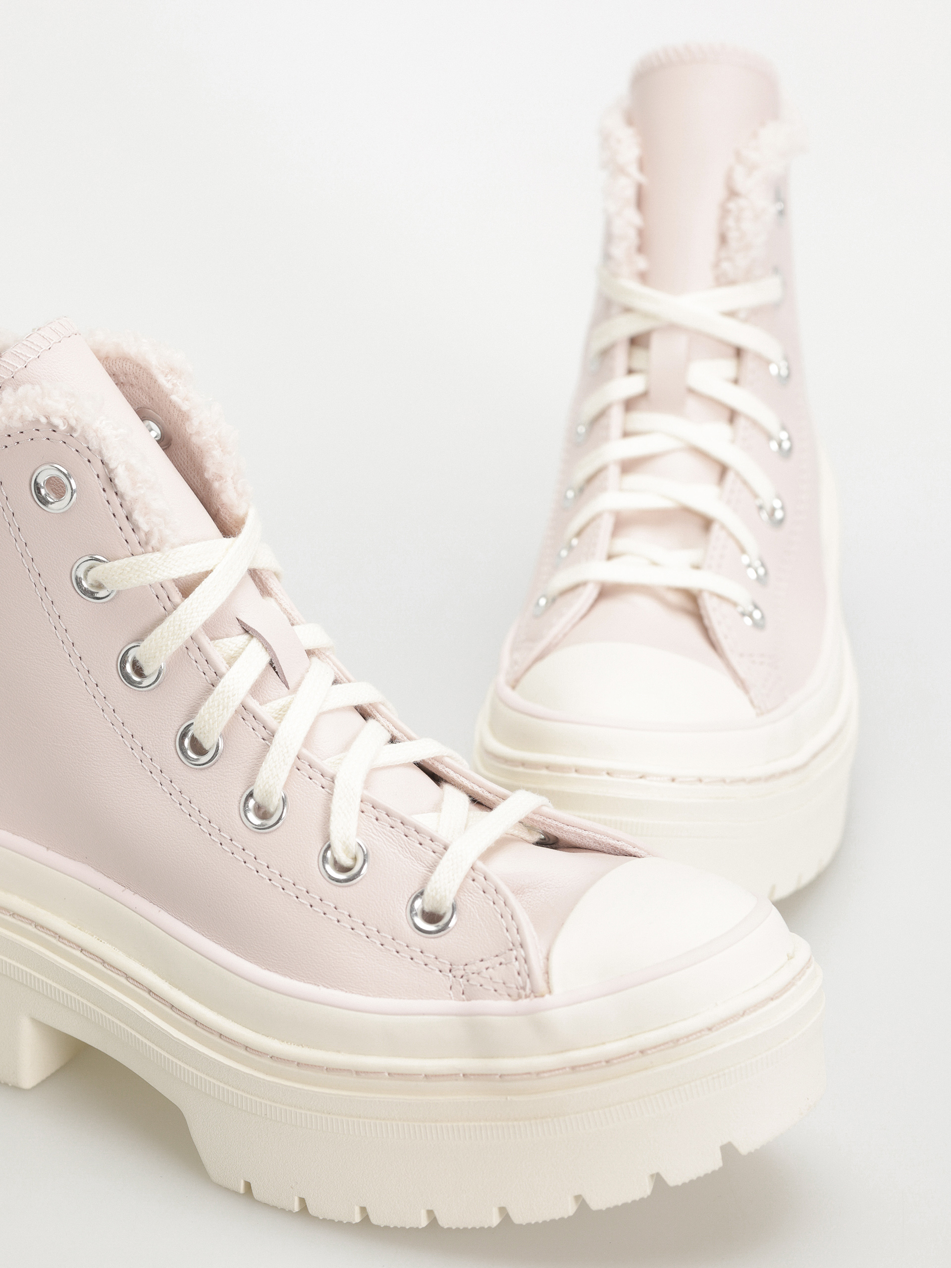 Boty Converse Chuck Taylor All Star Lugged Heel Sherpa Wmn (blush hush/egret/egret)