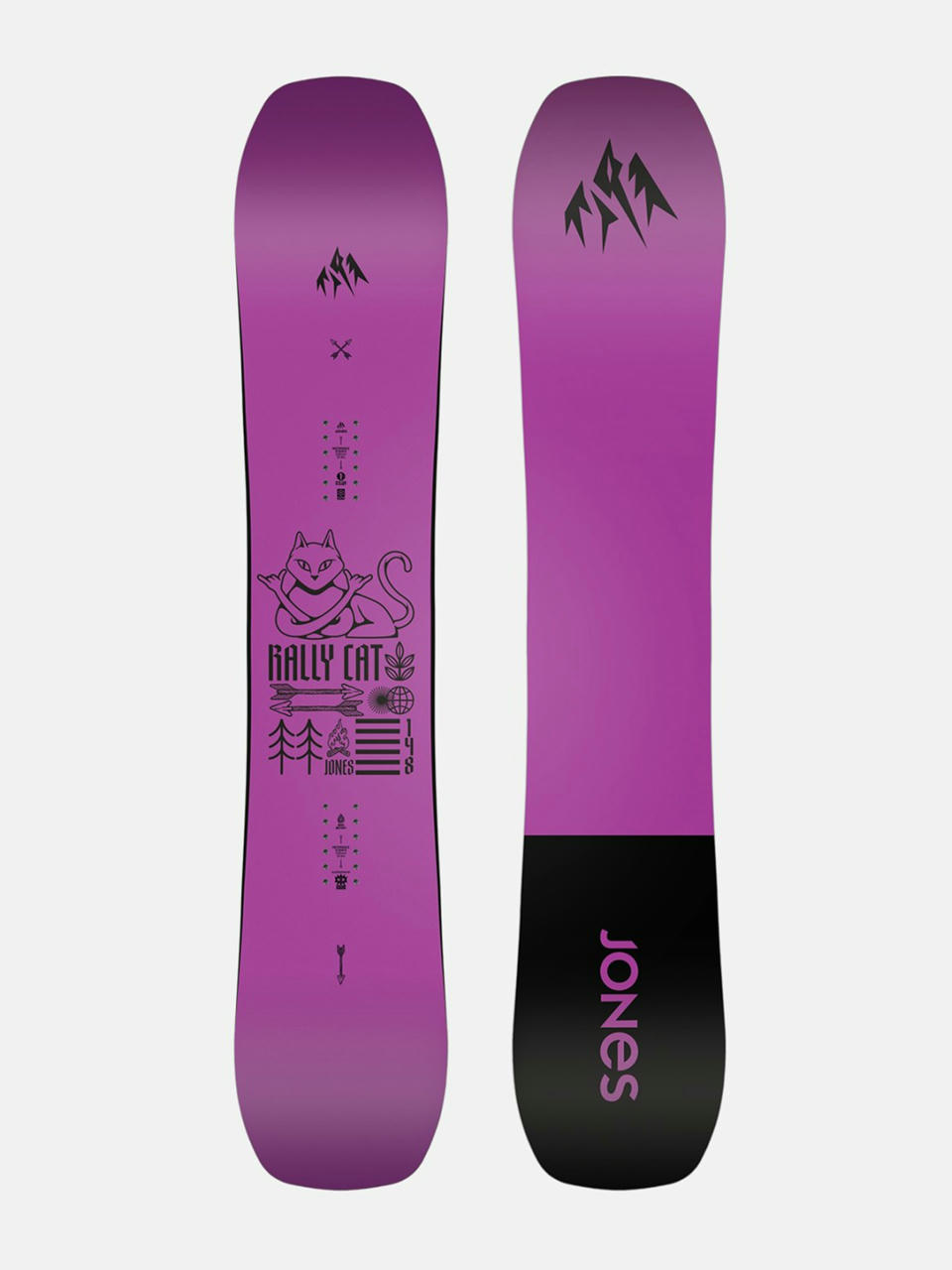 Dámská Snowboard Jones Snowboards Rally Cat (pink/black)