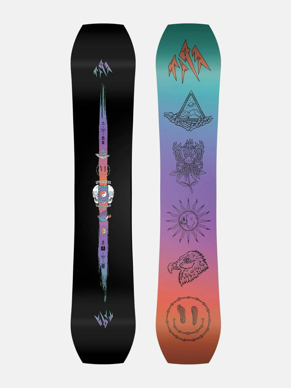 Pánská Snowboard Jones Snowboards Tweaker Pro (teal/purple/orange)