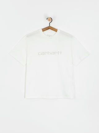 Tričko Carhartt WIP Rivet Script Wmn (white/silver)