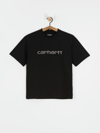 Tričko Carhartt WIP Rivet Script Wmn (black/silver)