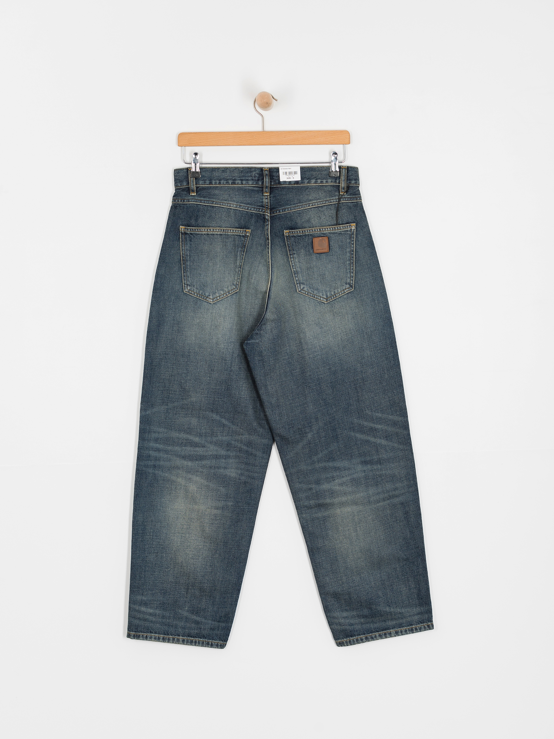 Kalhoty Carhartt WIP Brandon Wmn (blue)