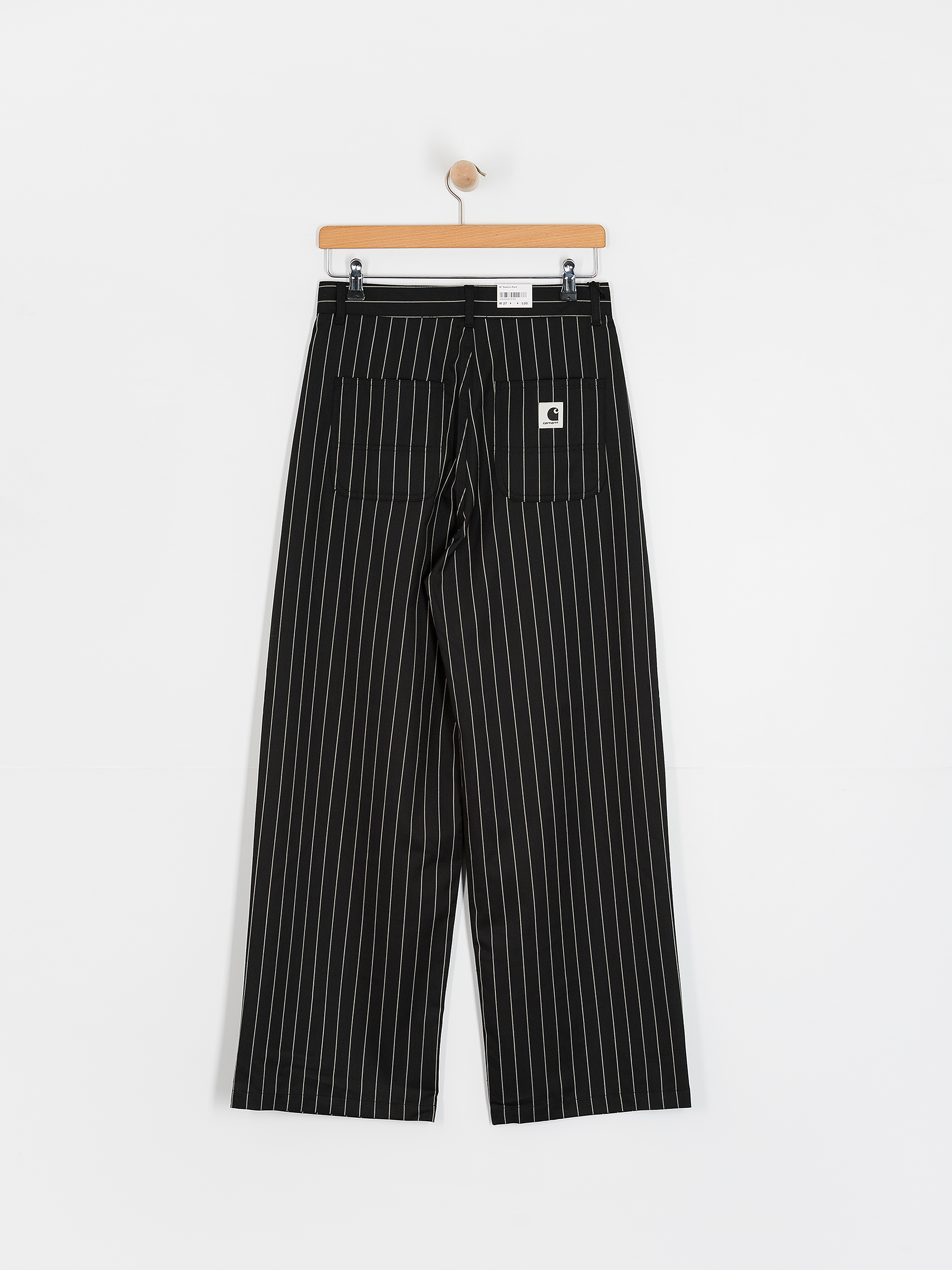 Kalhoty Carhartt WIP Seaton Wmn (seaton stripe black)