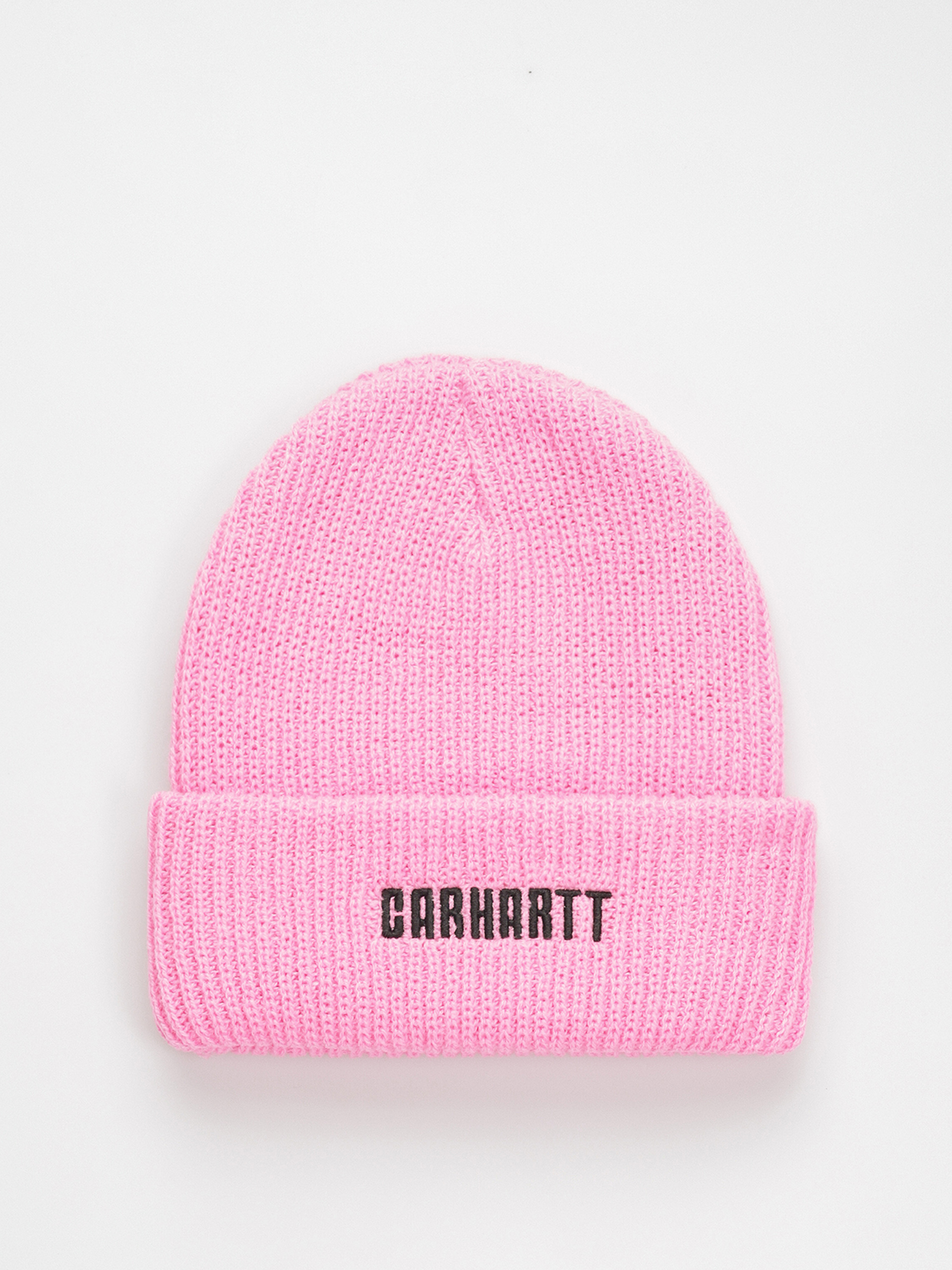 Čepice Carhartt WIP Industry (lumo pink/black)