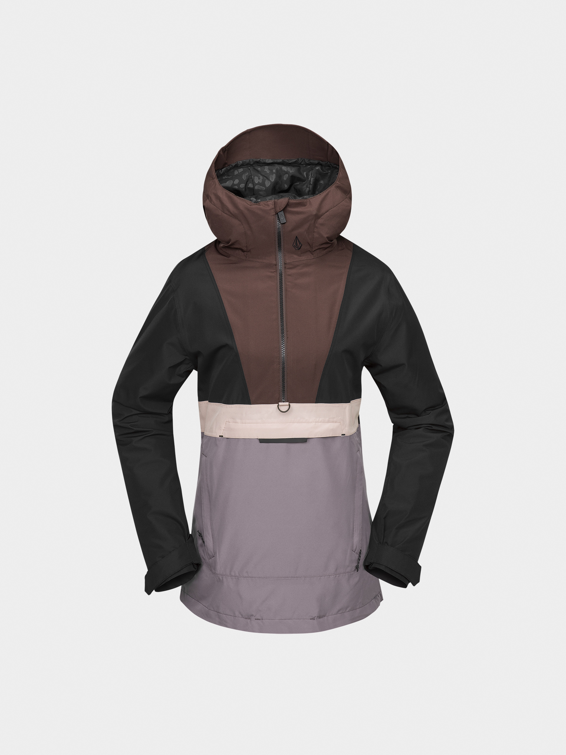 Snowboardová bunda Volcom Ashfield Pullover Wmn fialová (dusty