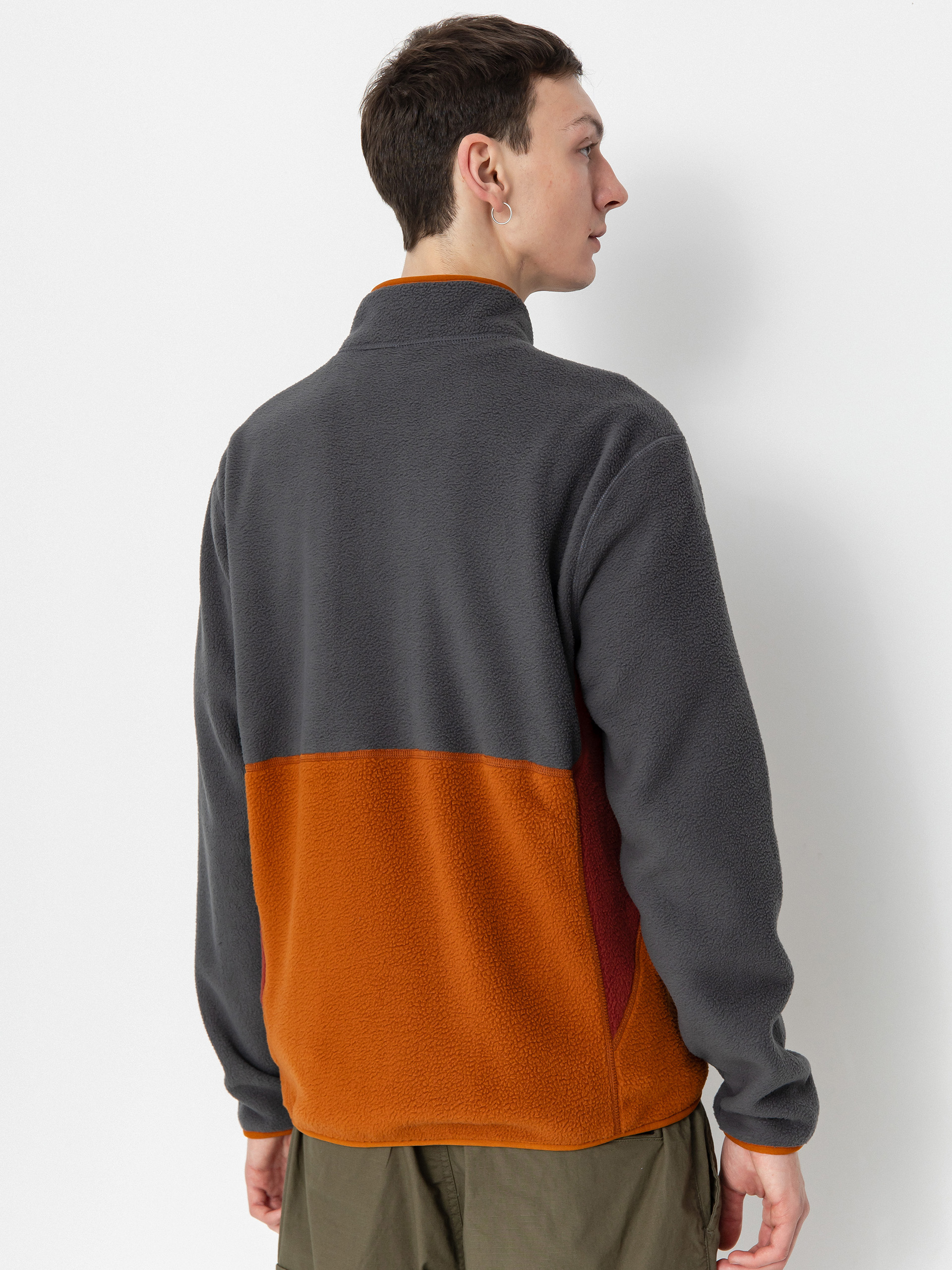 Pánská Termomikina  Volcom Fleecer Full Zip (charcoal)