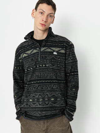 Fleecová mikina Quiksilver Aker (tribal heritage blk)