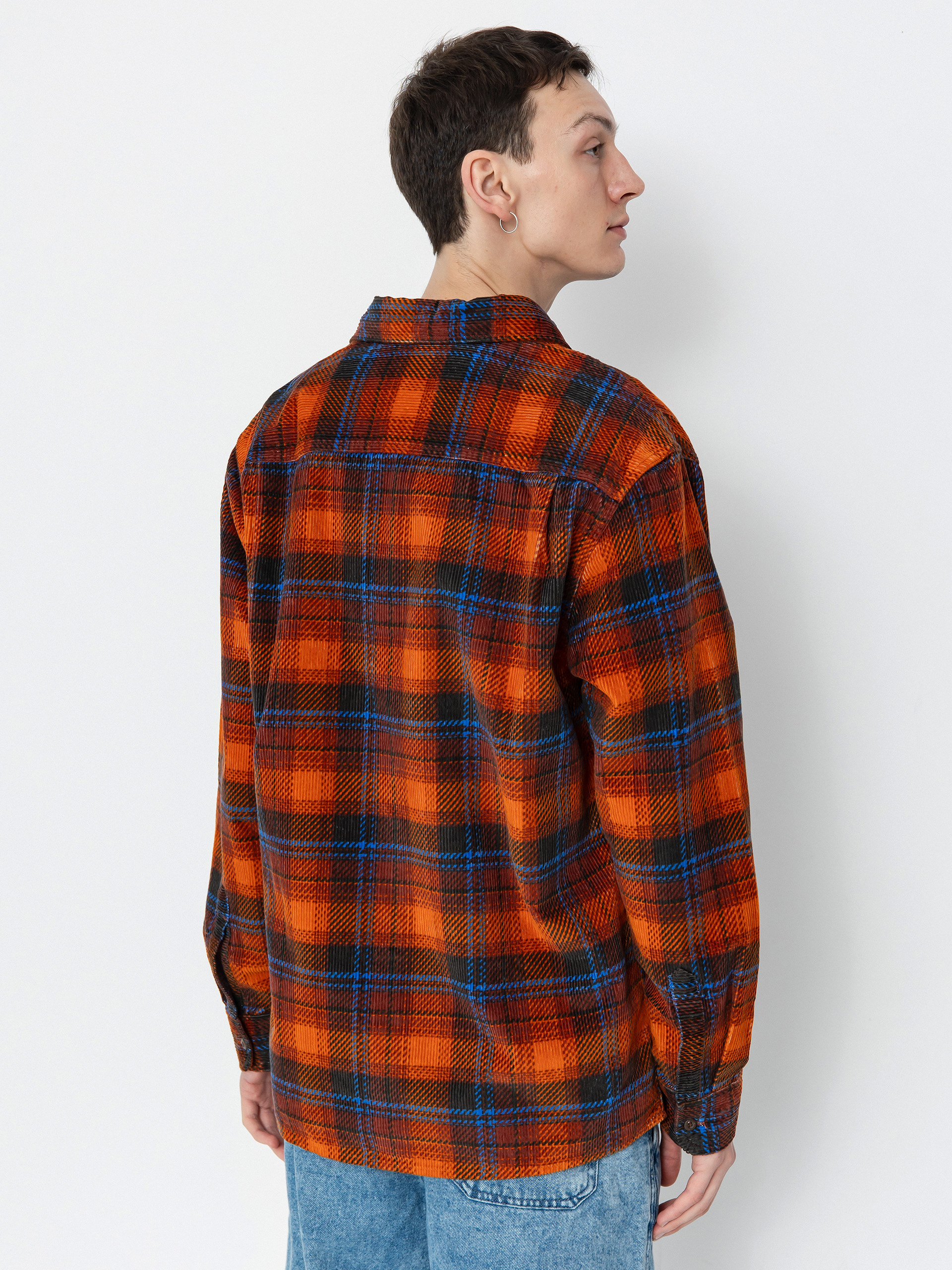 Košile Quiksilver Venture Overshirt Cord (henna venture os cord)