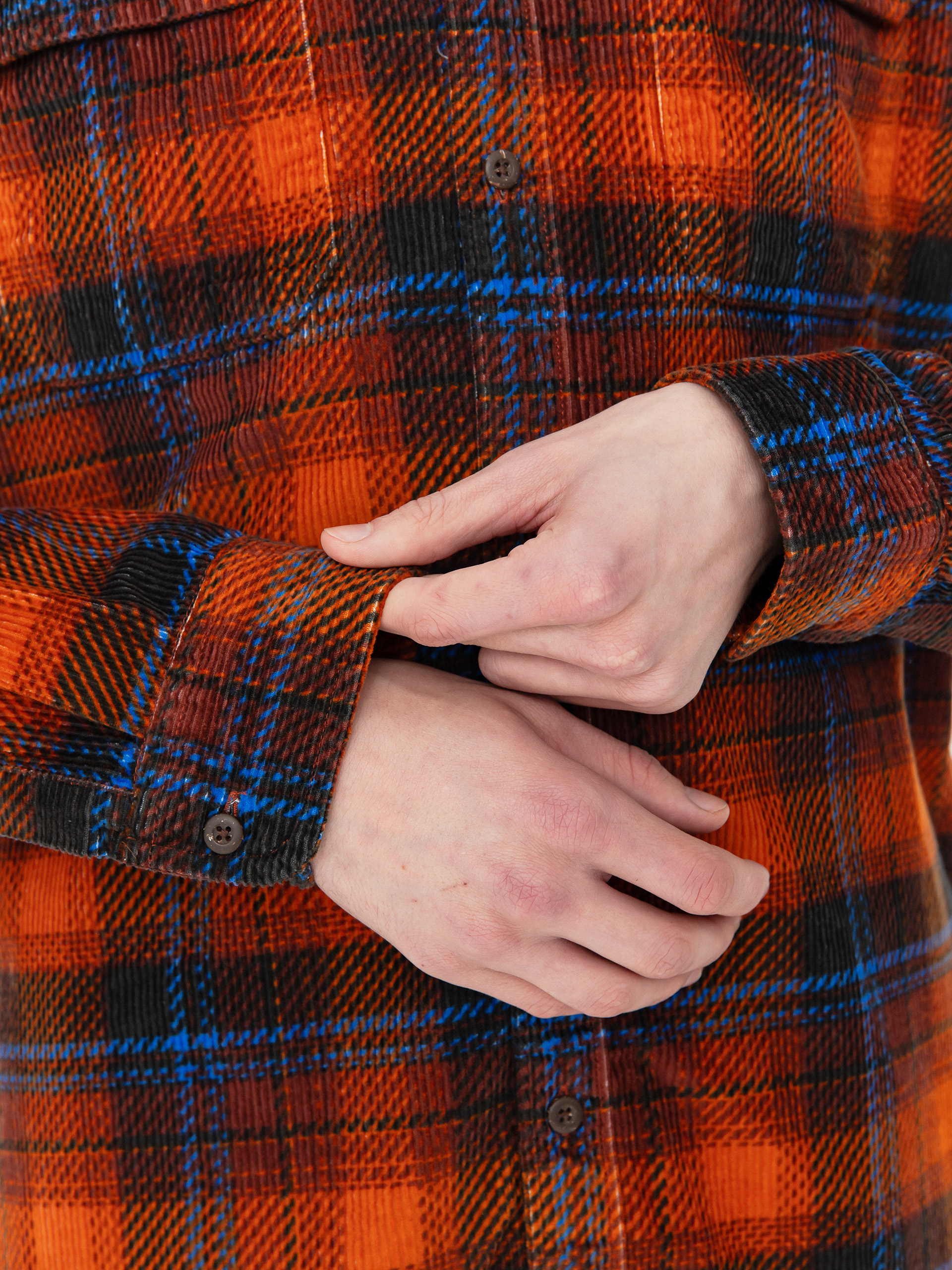 Košile Quiksilver Venture Overshirt Cord (henna venture os cord)