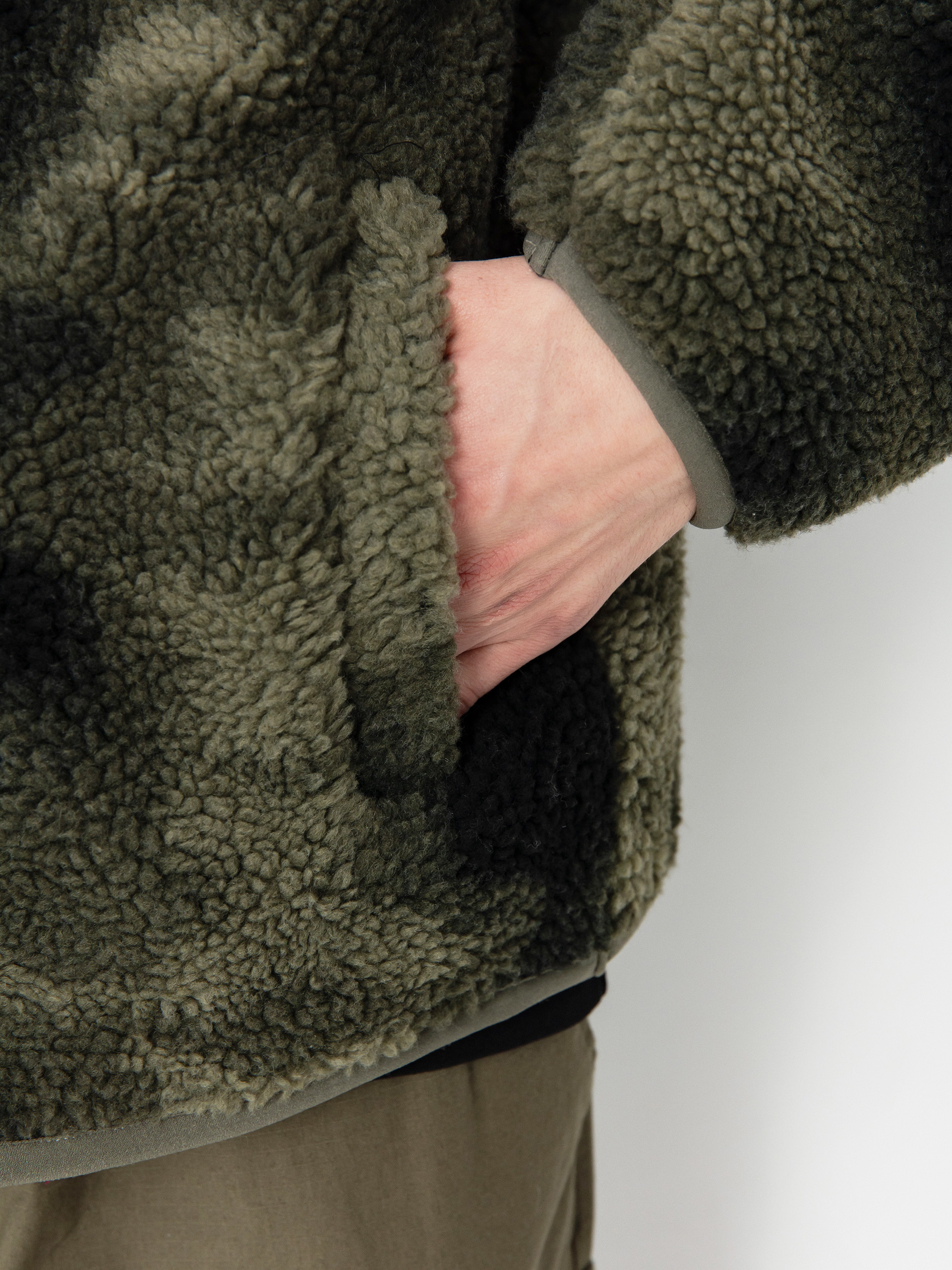 Pánský Fleecová mikina DC Traverse (olive overspray prnt)