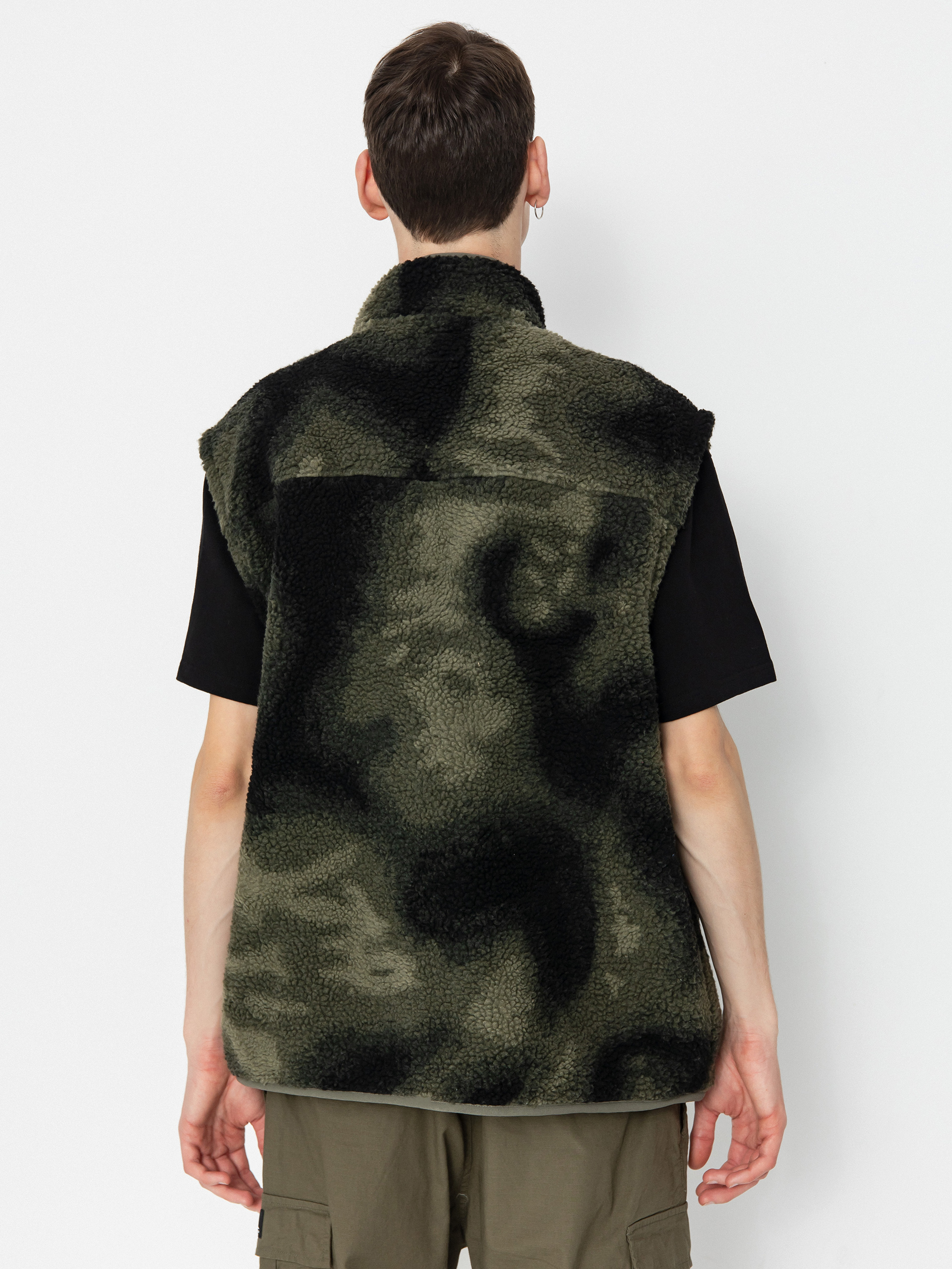 Pánský Fleecová mikina DC Traverse (olive overspray prnt)